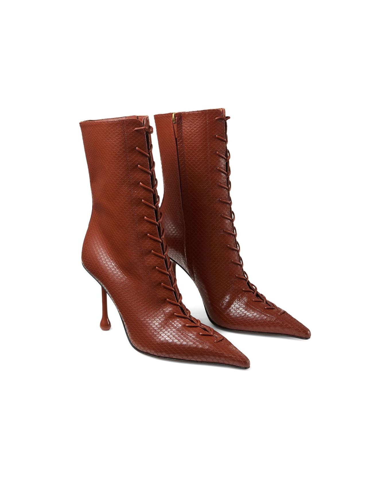 Jimmy Choo Scarlett 95mm Boots - Brown