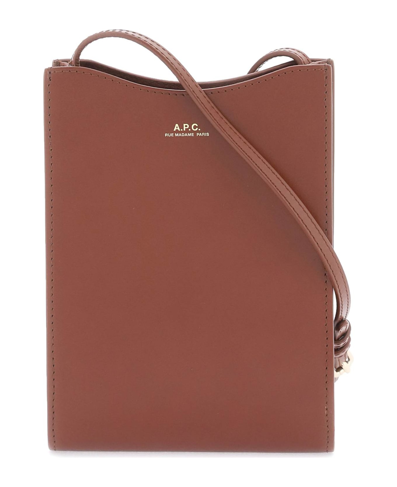 A.P.C. Jamie Neck Pouch - NOISETTE ショルダーバッグ