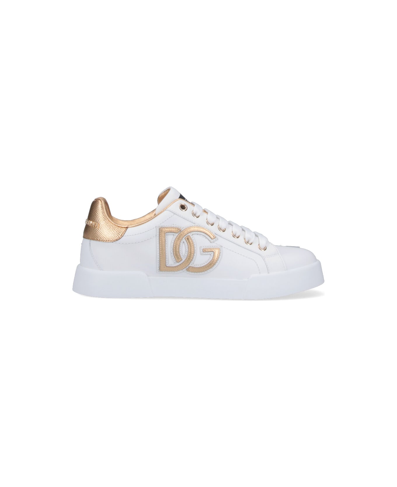 Dolce 
Gabbana 
portofino
 Sneakers - White / Gold