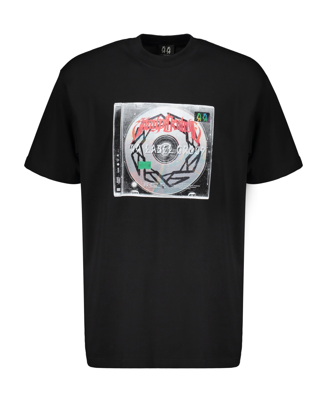 44 Label Group Cotton T-shirt - black