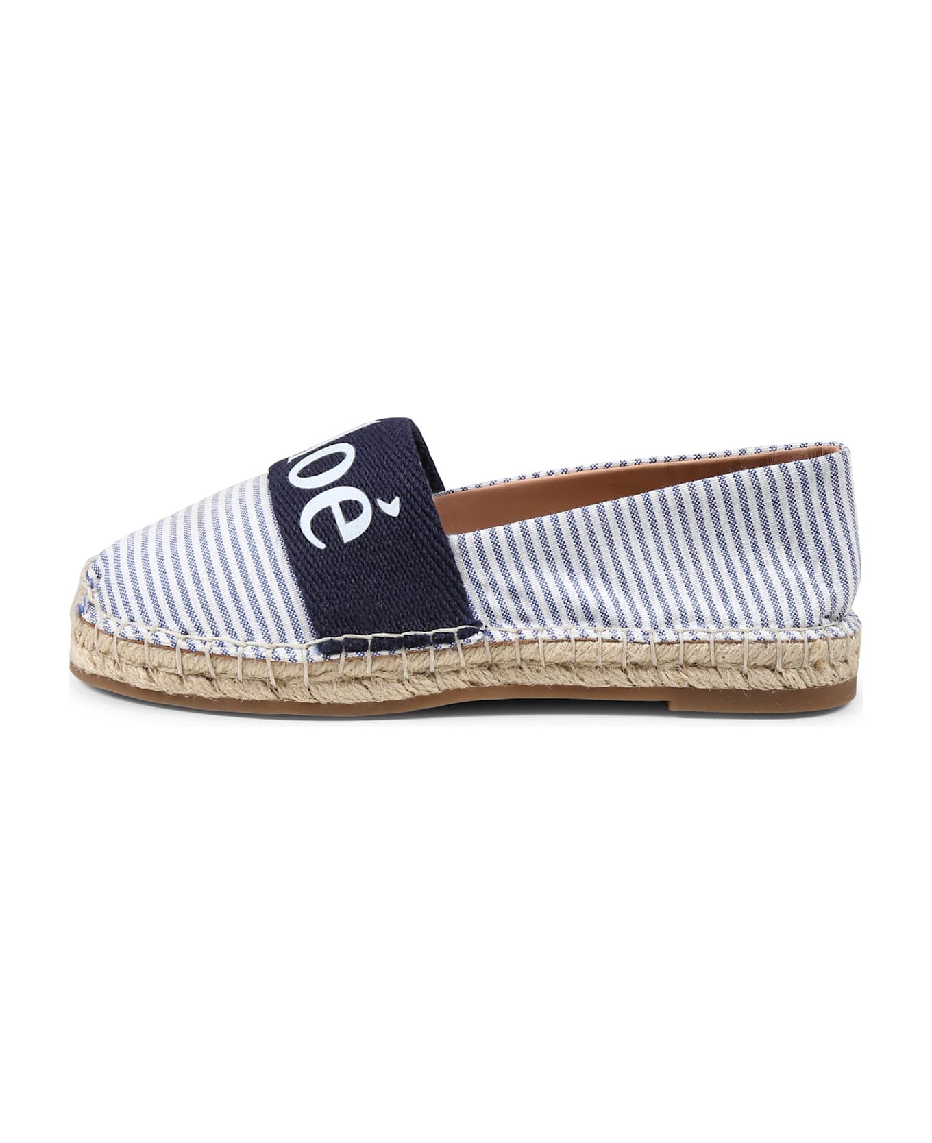 Chloé Blue Espadrilles For Girl With Logo - Blue
