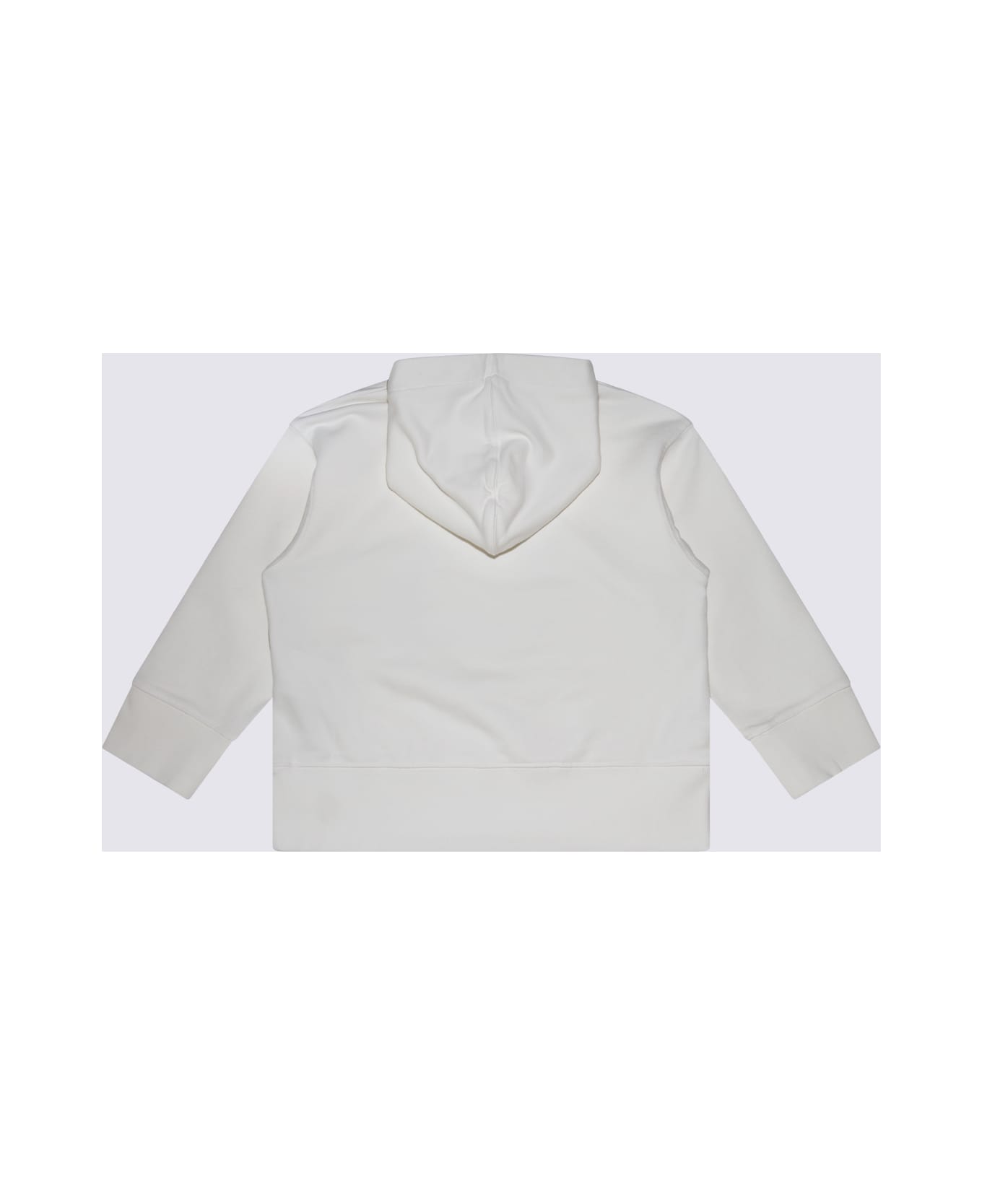 Palm Angels White Cotton Sweatshirt - WHITE ニットウェア＆スウェットシャツ