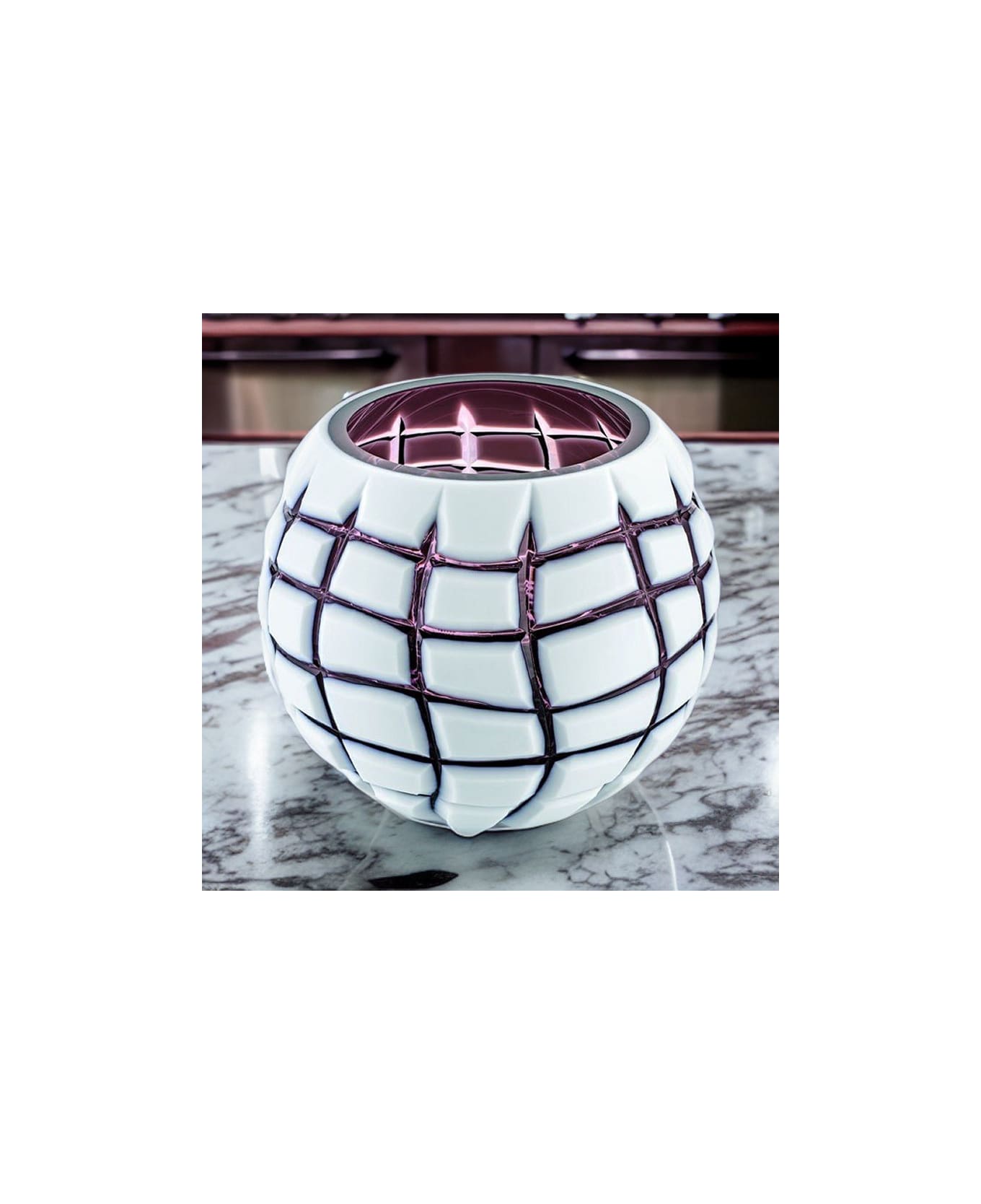 Ivv Scultura Vaso Incamiciato Cm 22 - Bianco