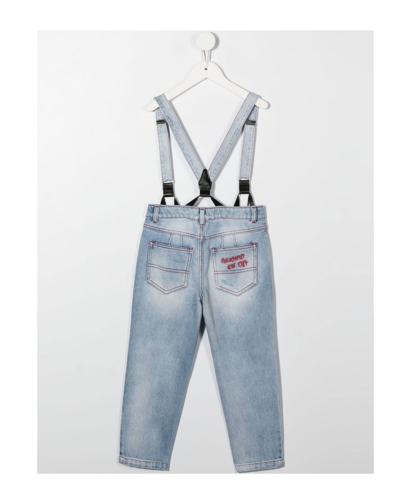 Philosophy di Lorenzo Serafini Kids Blue Cotton Jeans - Denim