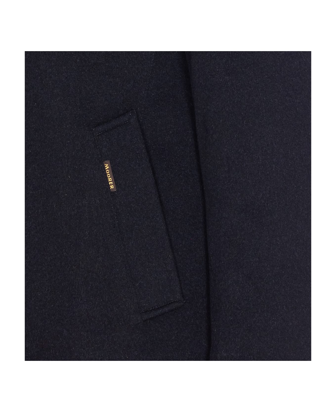 Moorer Bondfur Coat - BLU