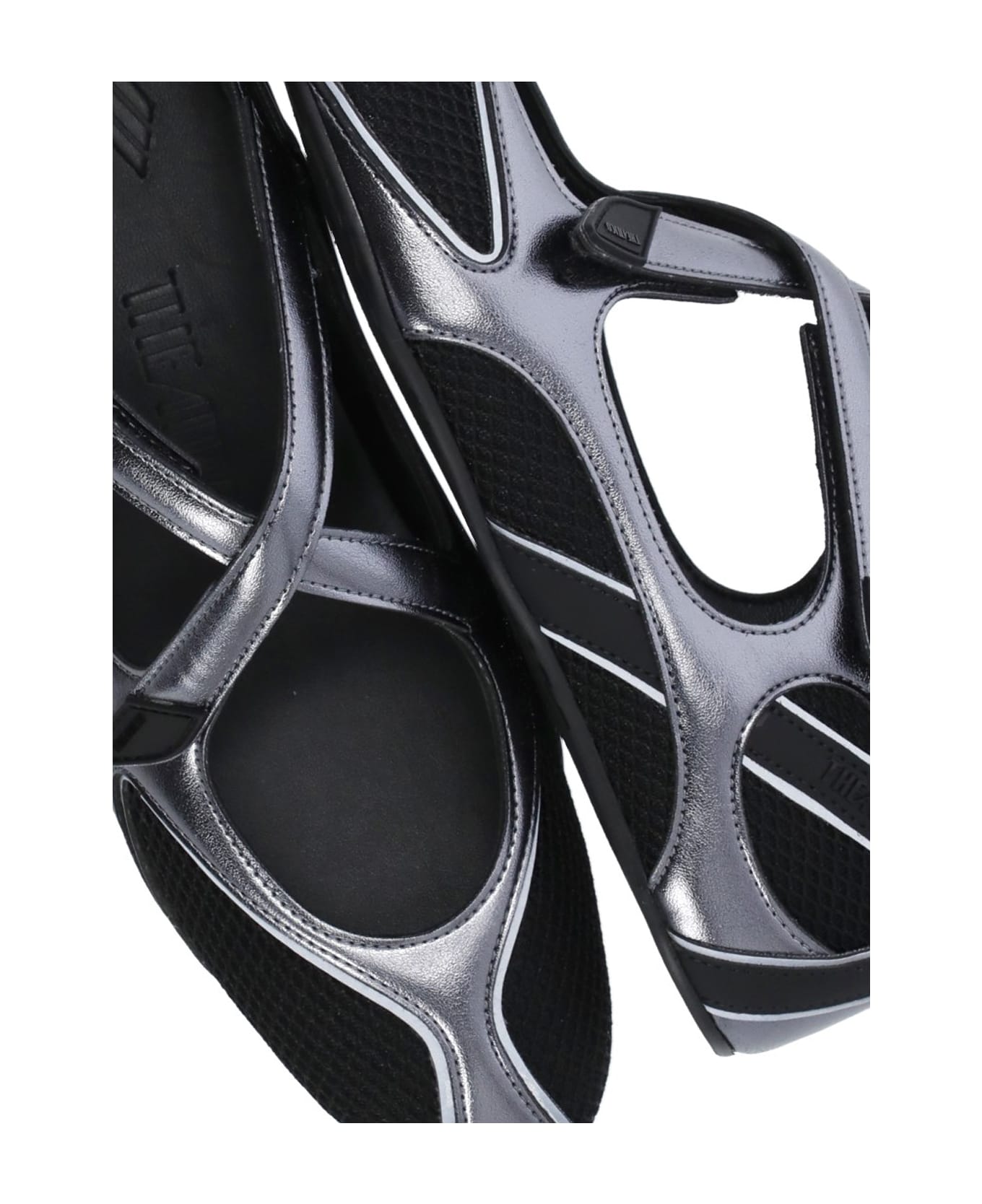 The Attico Floor 01 Ballerinas - Black