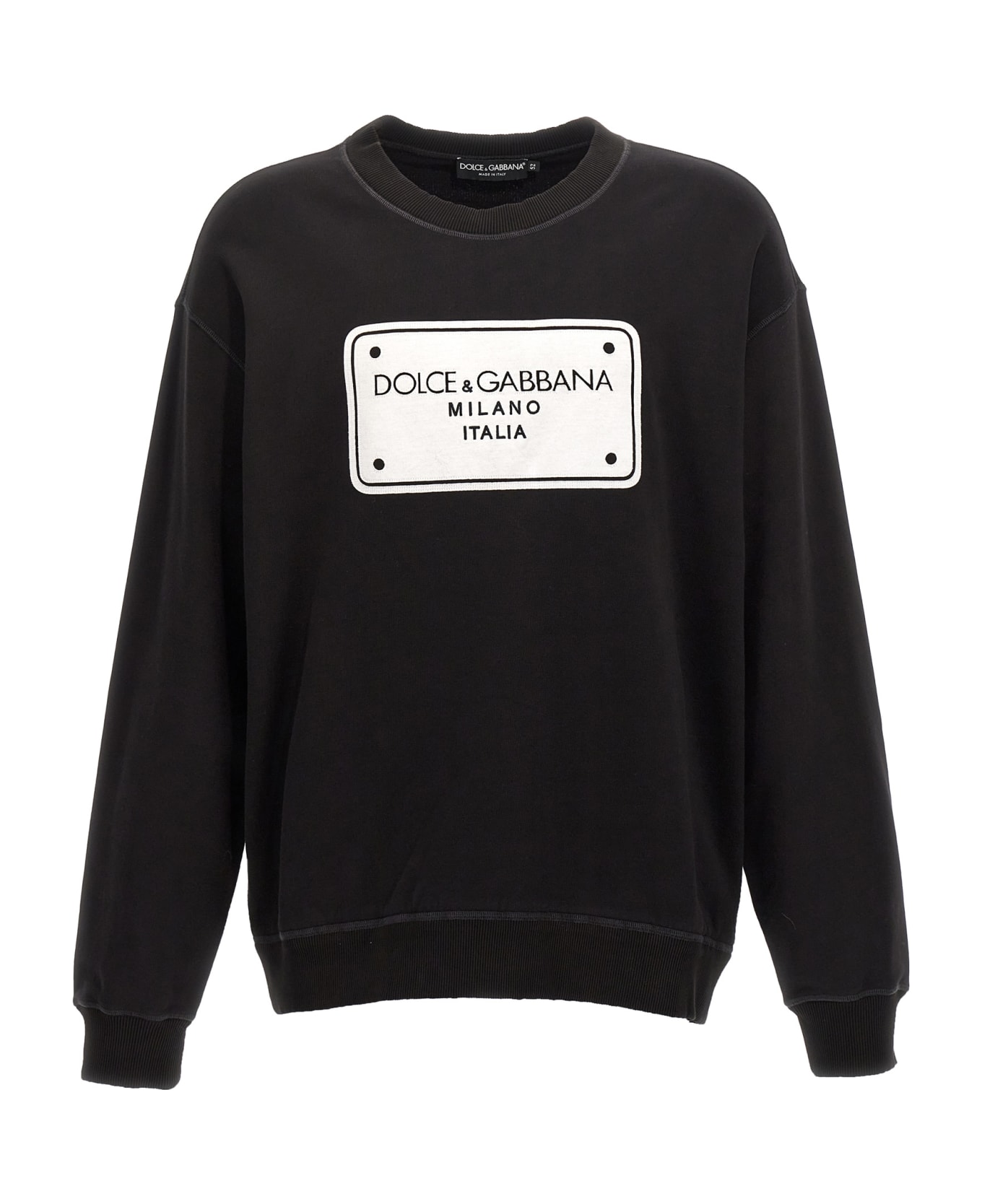 Dolce & Gabbana 'dolce & Gabbana' Sweatshirt - White/Black