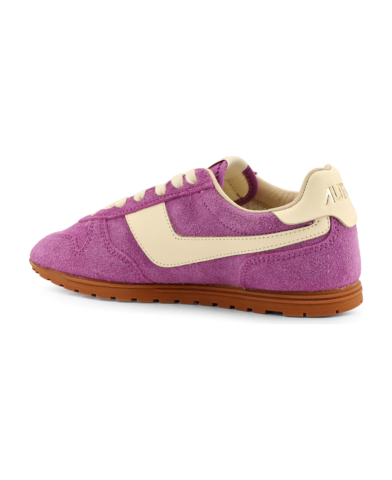 Autry Windspin Leather Sneakers - Purple