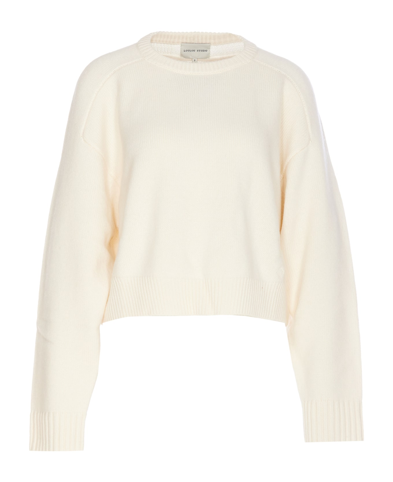 Loulou Studio Bruzzi Sweater - White