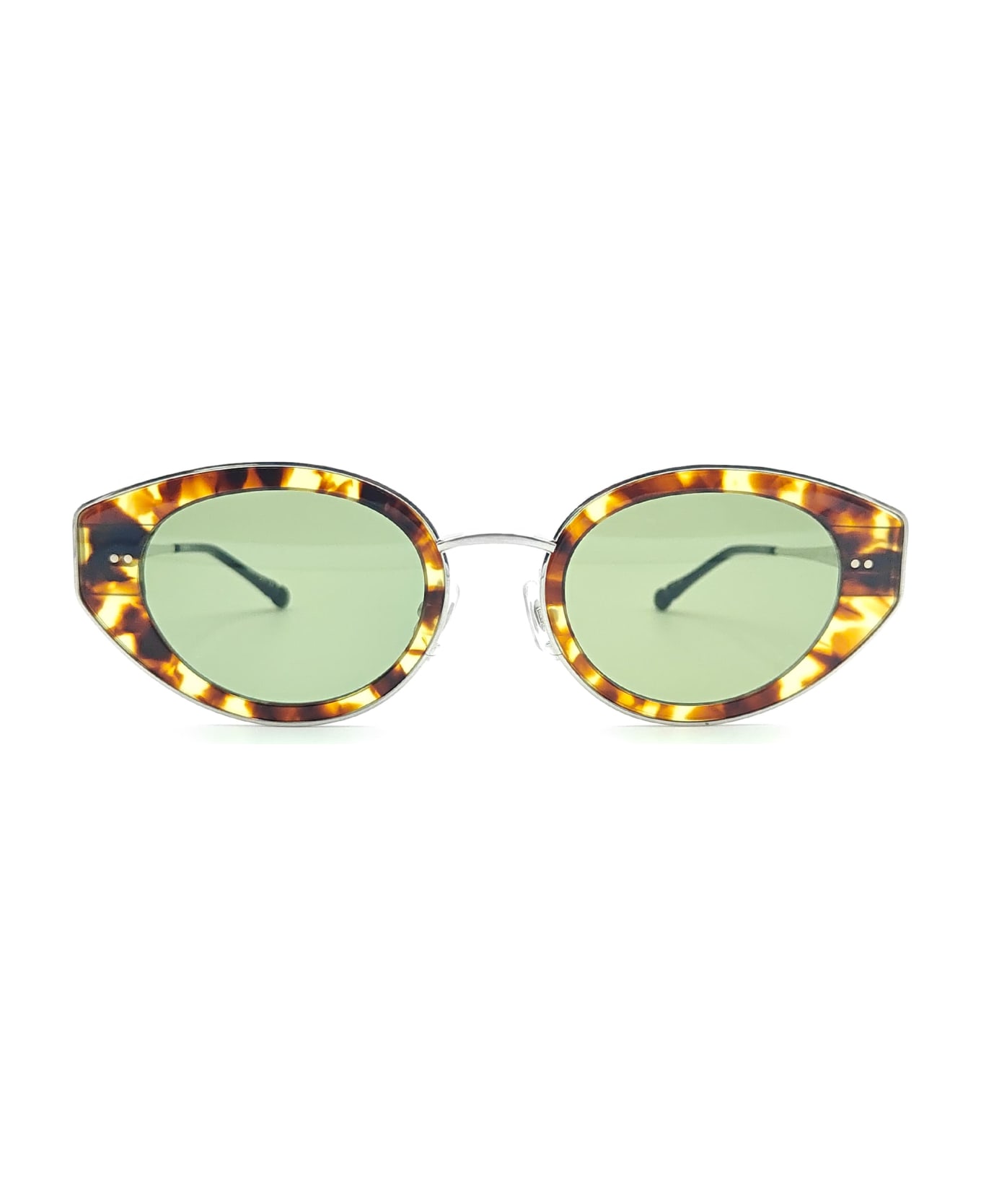 Matsuda M3120 - Tortoise / Brushed Silver Sunglasses - Tortoise/silver サングラス