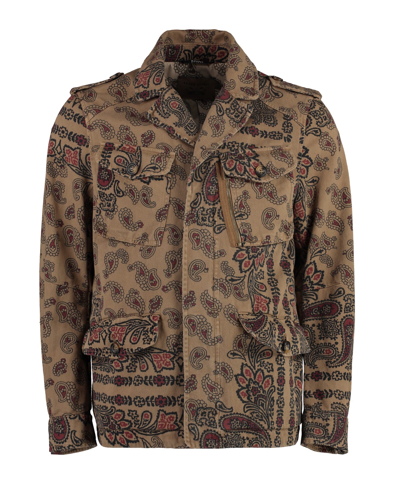 Bazar Deluxe Zippered Cotton Jacket - brown
