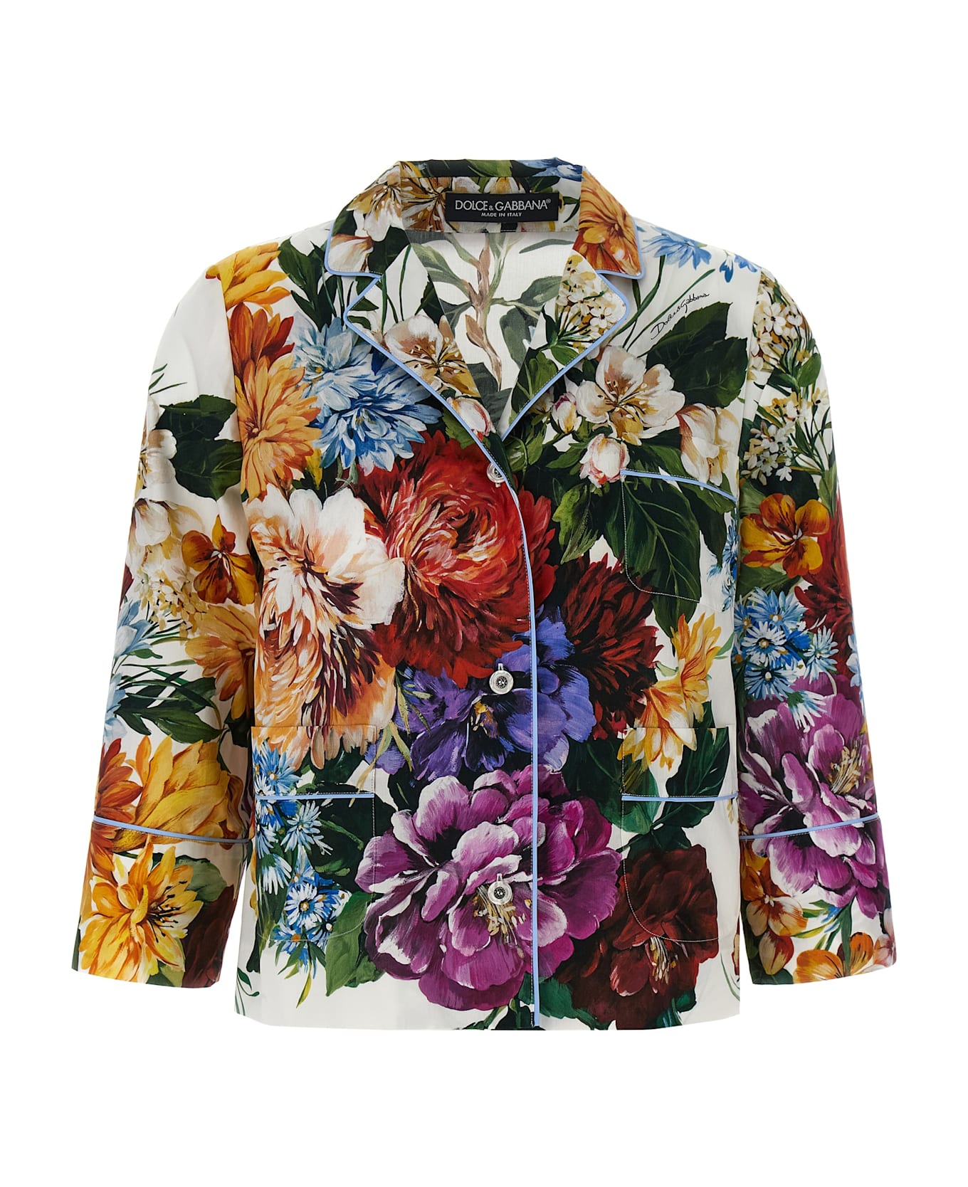 Dolce 
Gabbana 
bouquet
 Print Shirt - Multicolor