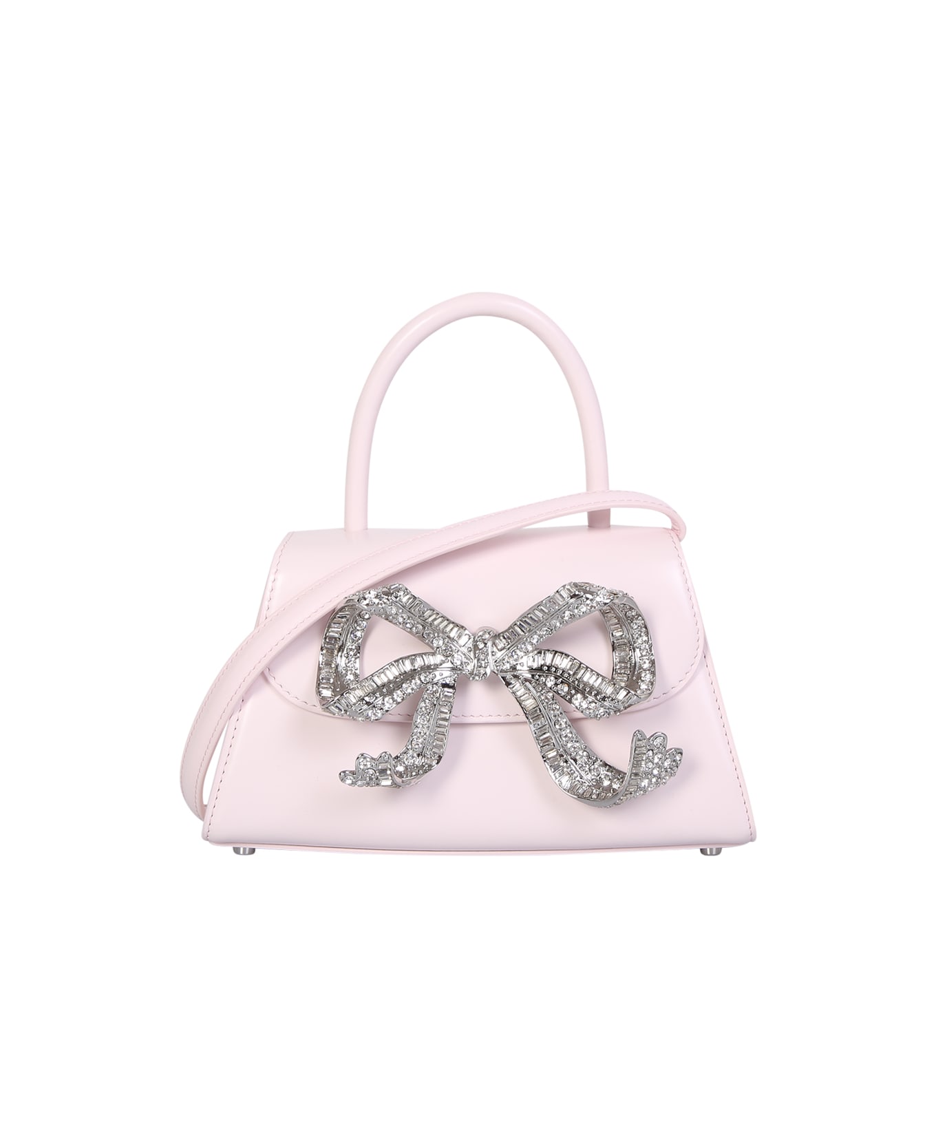 self-portrait 'the Bow' Mini Handbag - Light pink