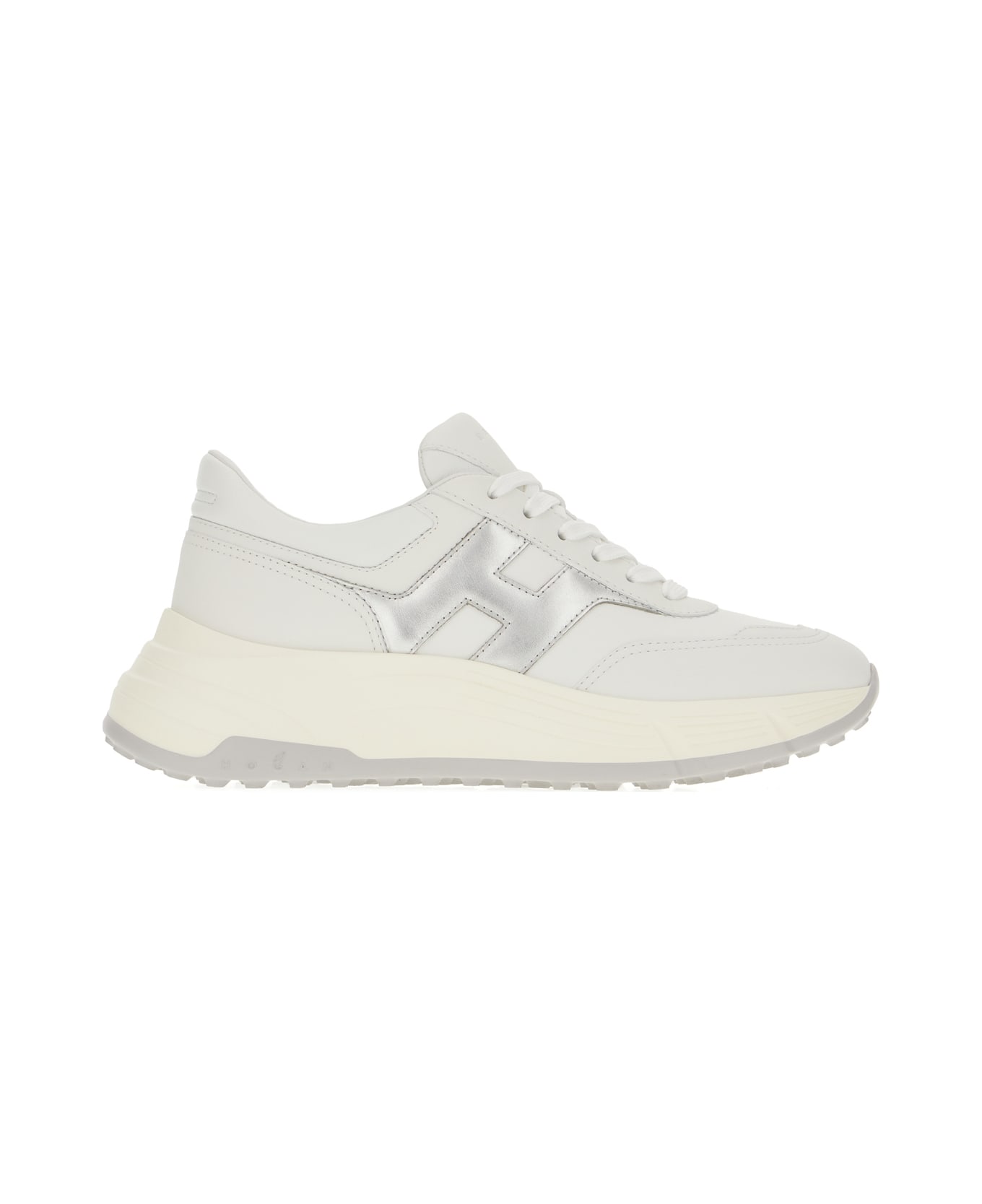 Hogan White Leather H669 Sneakers - BIAARG