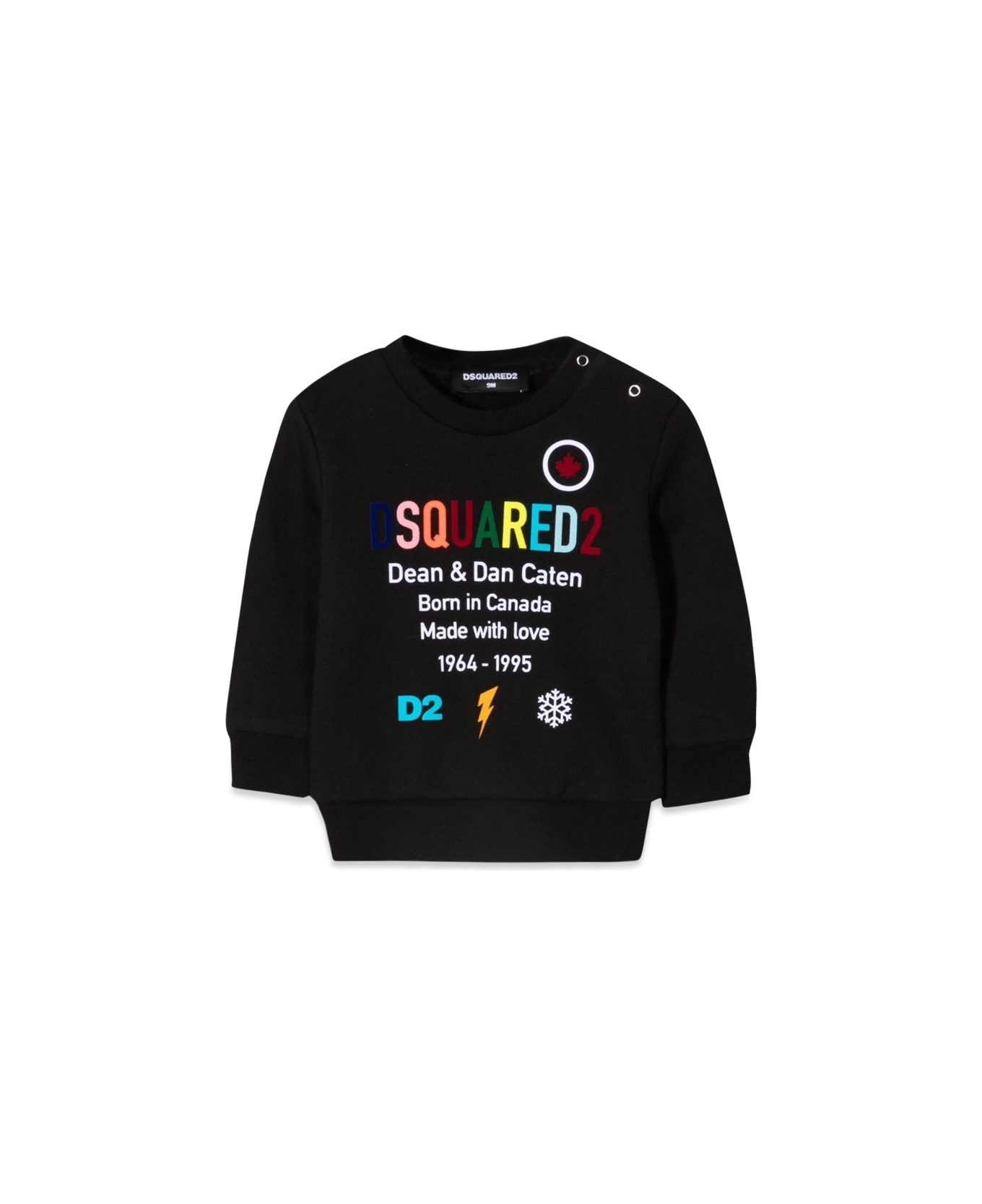 Dsquared2 Felpa - BLACK