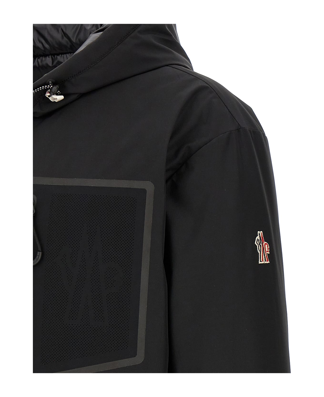 Moncler Grenoble 'bergun' Reversible Down Jacket - Black  