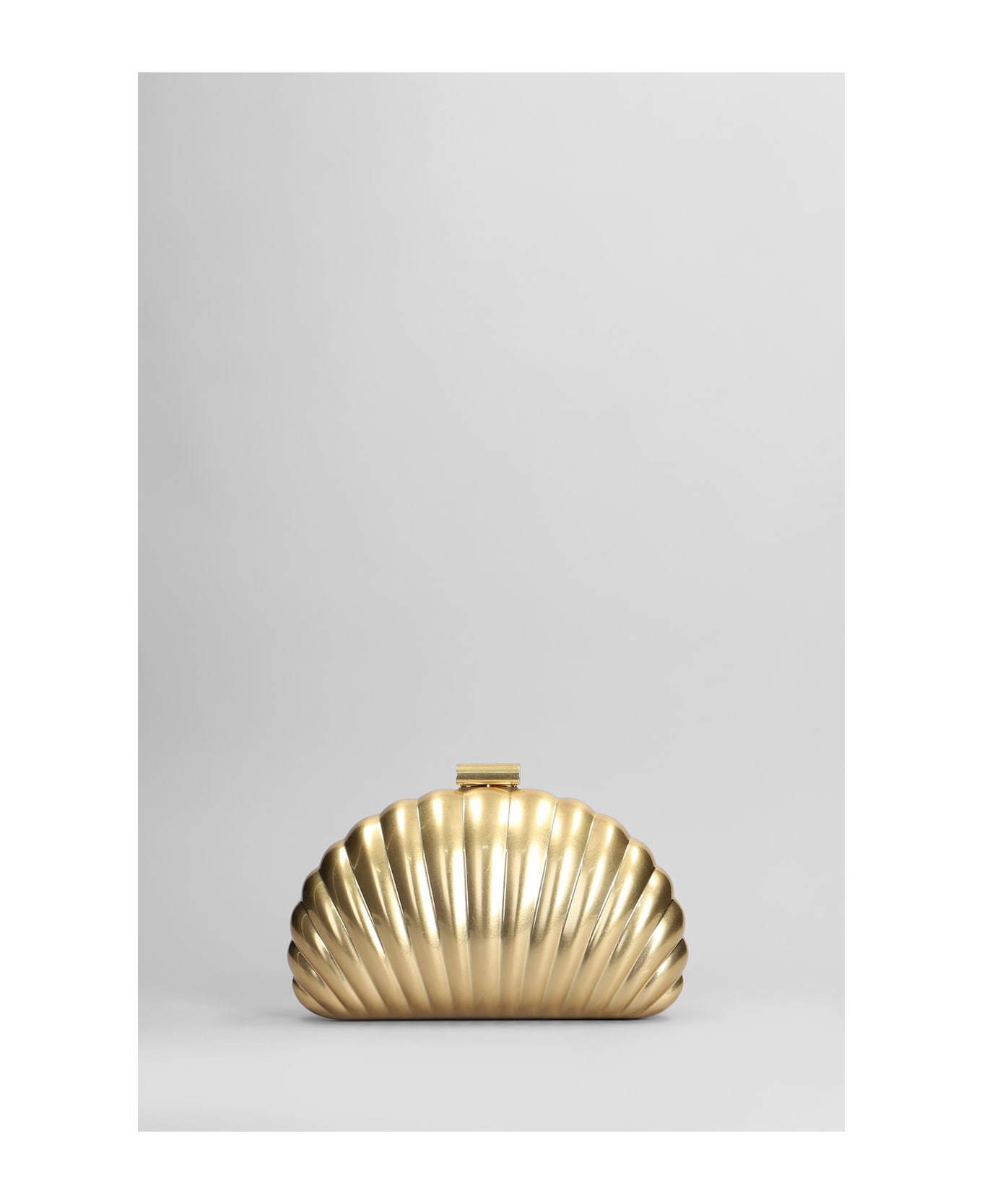 Simkhai Monet Clutch In Gold Aluminum - gold