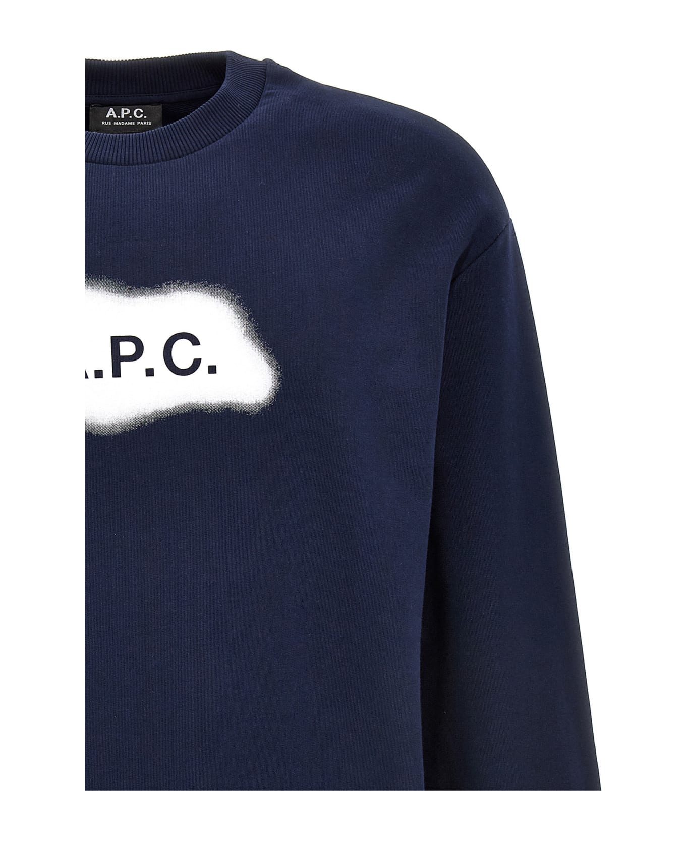 A.P.C. Alastor Cotton Sweatshirt - Blue
