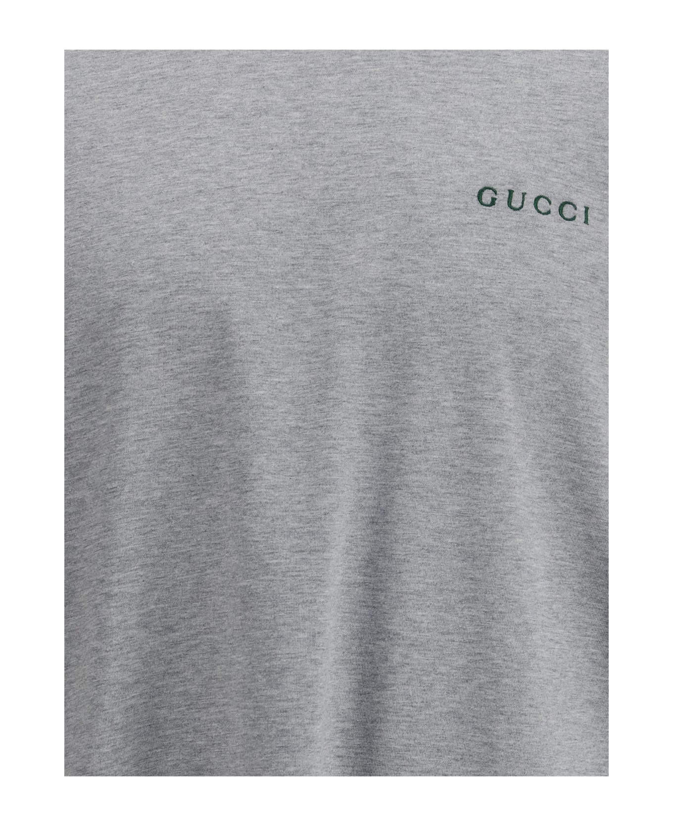 Gucci Cotton T-shirt With Embroidered Logo