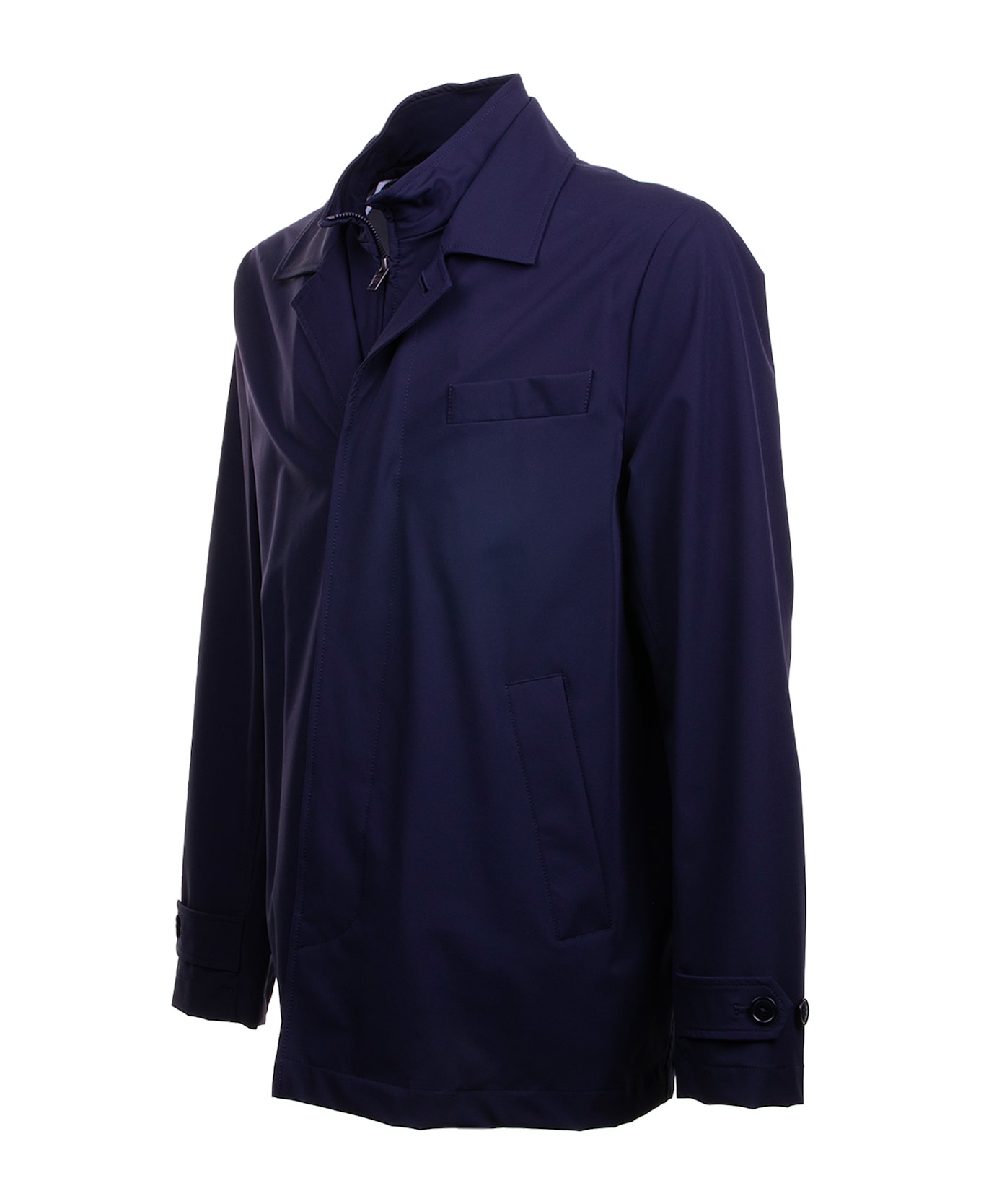 Fay Morning Corto In Nylon Stretch - BLU NAVY