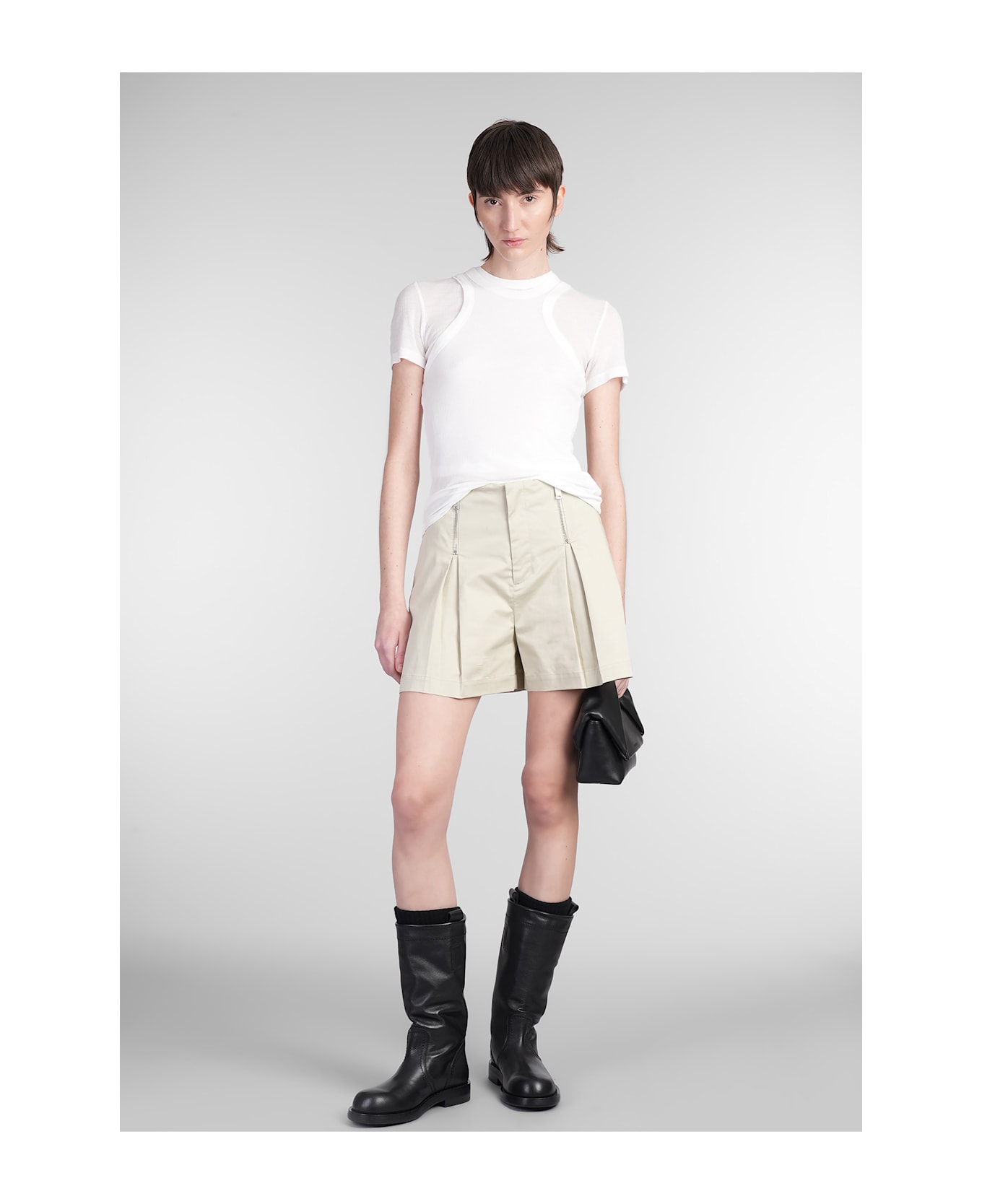 HALFBOY Shorts In Beige Cotton - beige