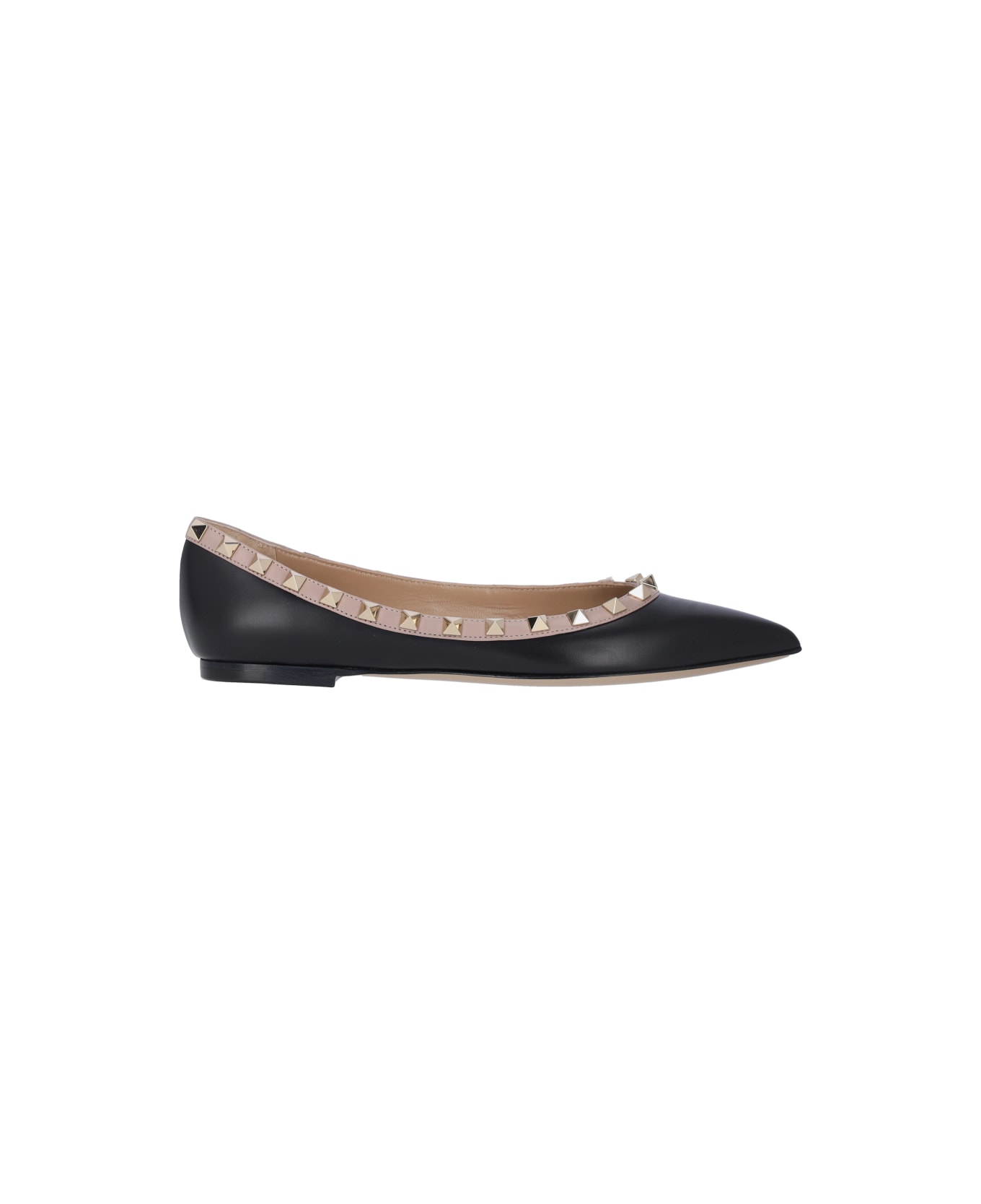 Valentino Garavani "rockstud" Ballet Flats - Black  