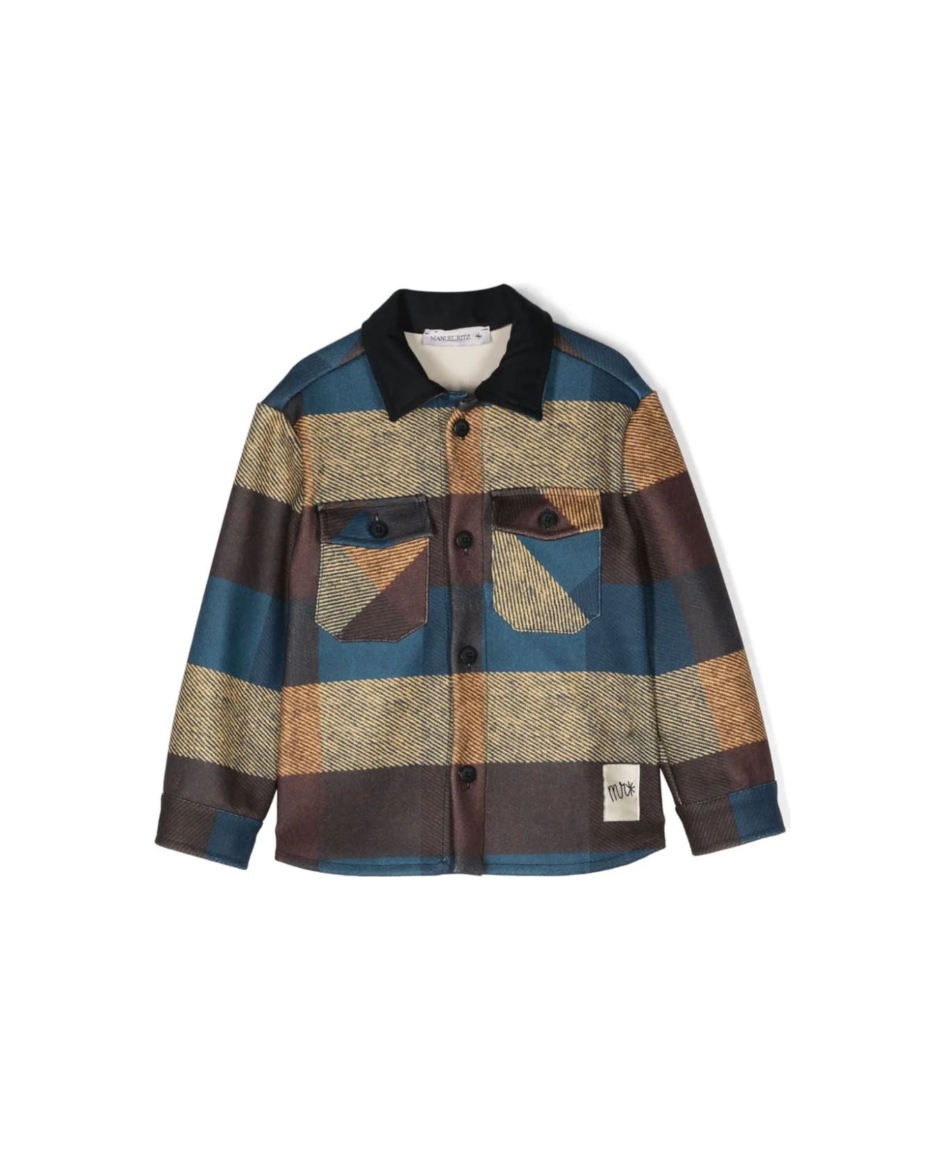 Manuel Ritz Shirt Jacket With Color-block Design - Variante unica