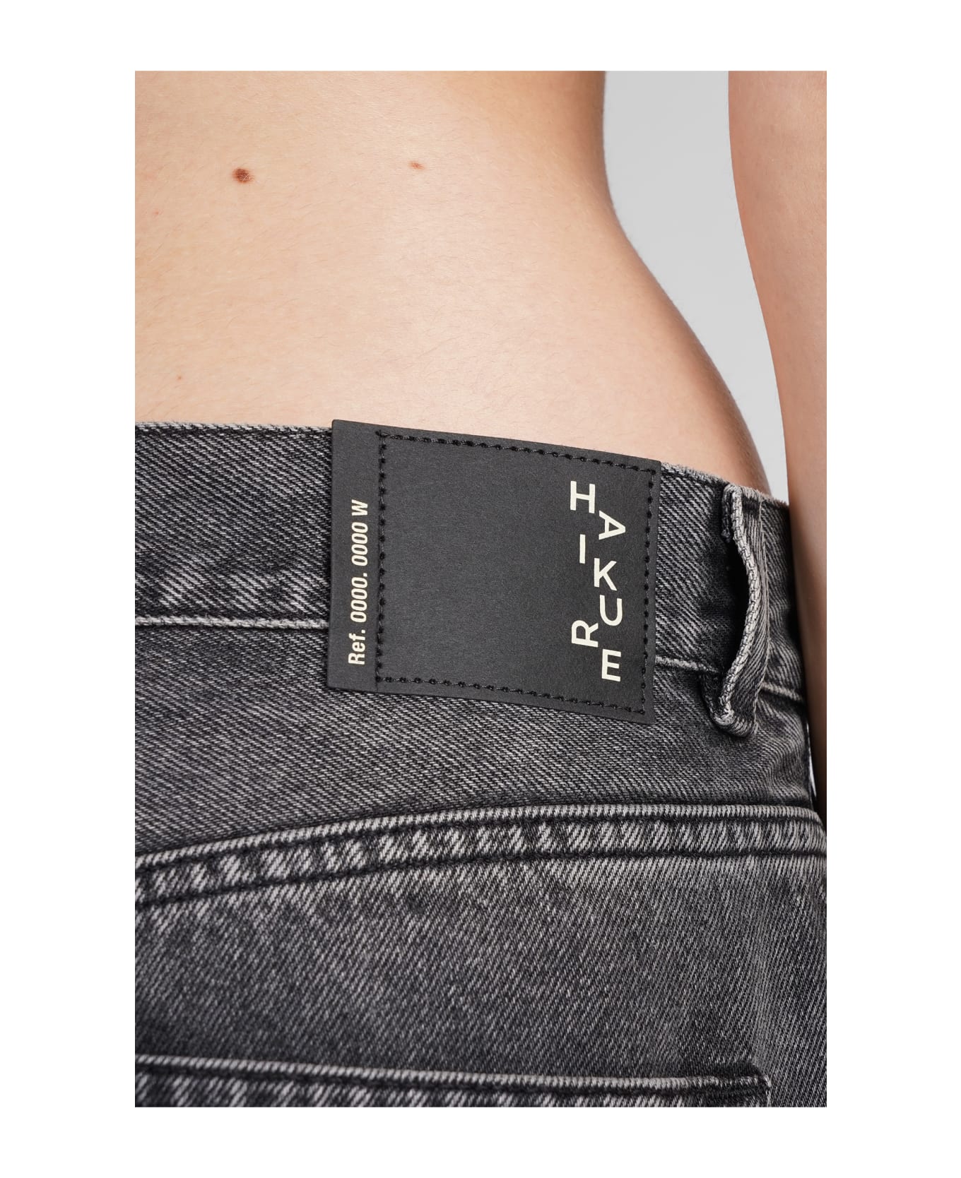 Haikure Hurley Jeans In Black Cotton - BLACK