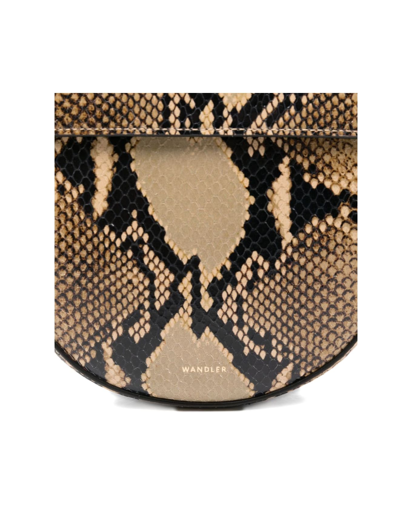 Wandler Hortensia Mini Bag In Beige Python - Beige