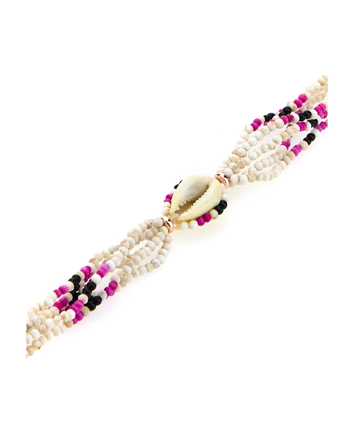 Isabel Marant Multicolor Beads Bracelet - ECRUFUCHSIA