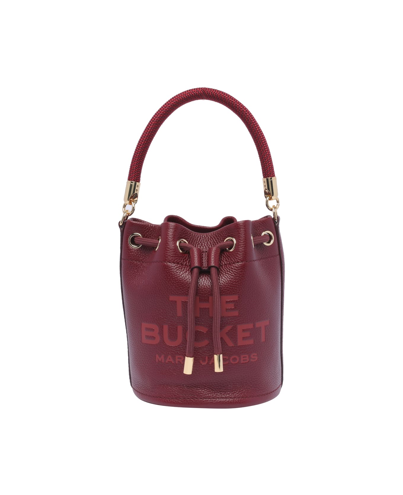 Marc Jacobs The Leather Bucket Bag Tote - Red