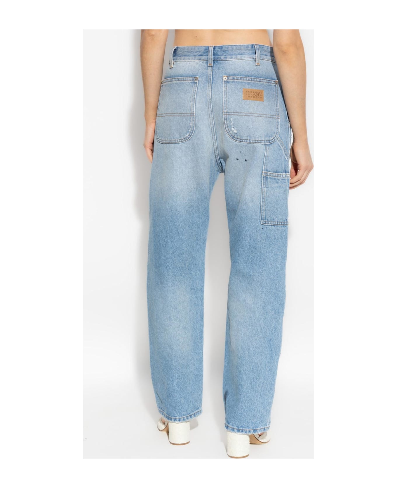 MM6 Maison Margiela 5 Pocket Jeans - Medium Blue