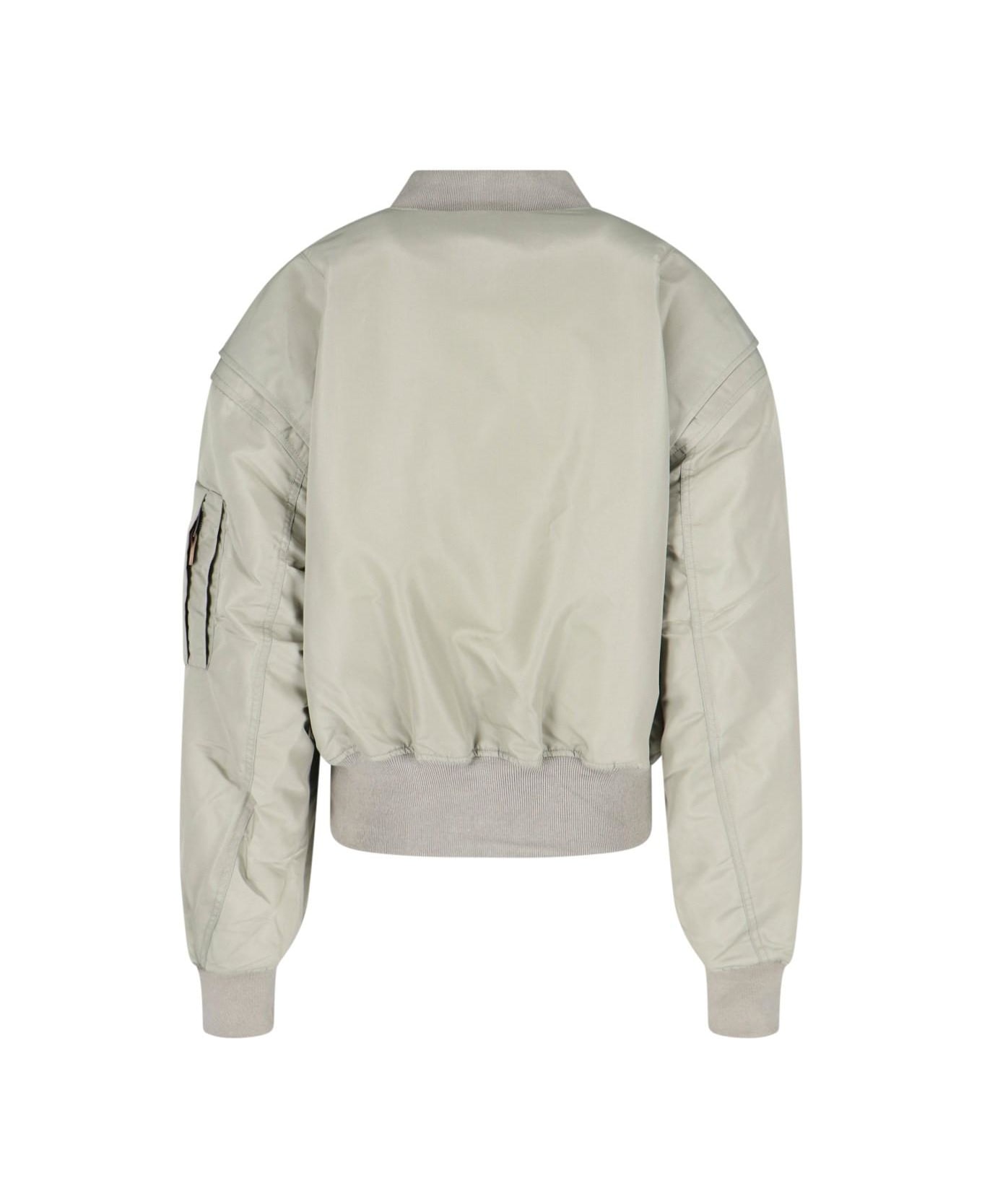 Entire Studios 
broad
 Zip Bomber Jacket - Gr Grey