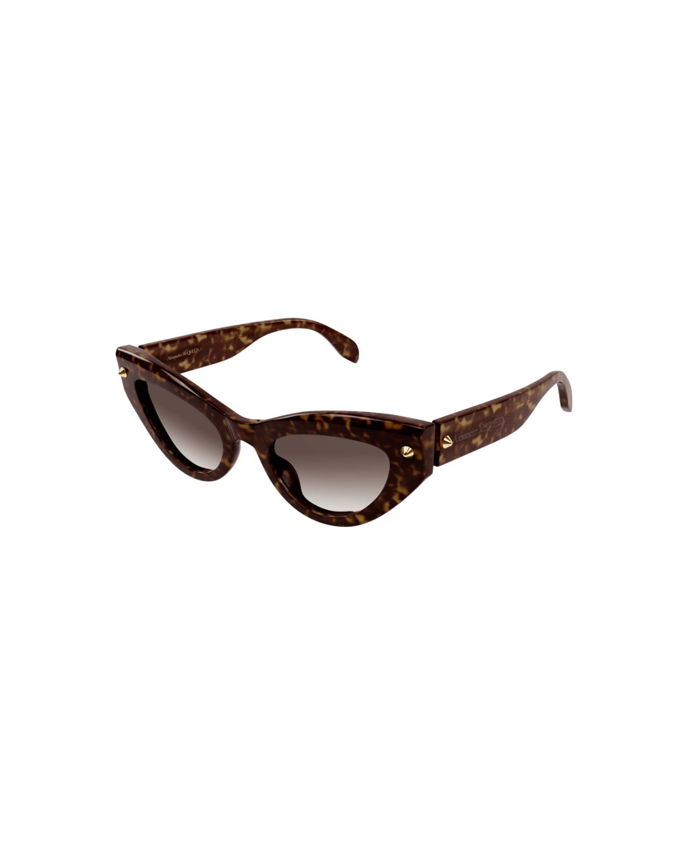 Alexander McQueen Eyewear AM0407S 002 Sunglasses - Tartarugato