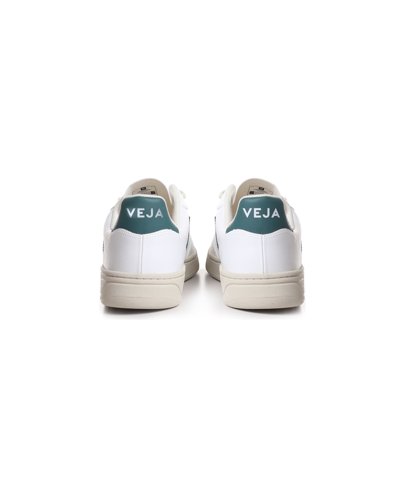 Veja V-10 Sneakers - White, green