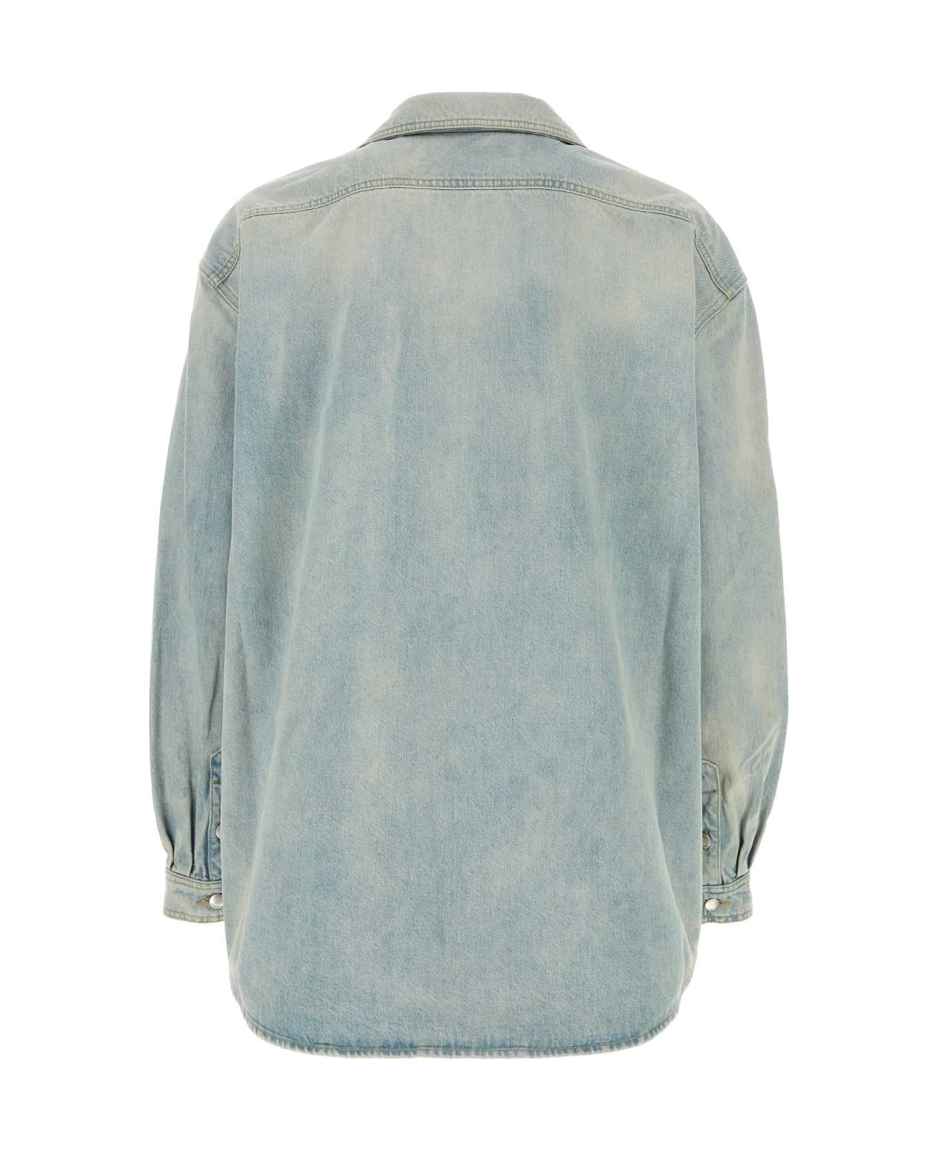 1989 Studio Denim Oversize Shirt - LIGHT BLUE