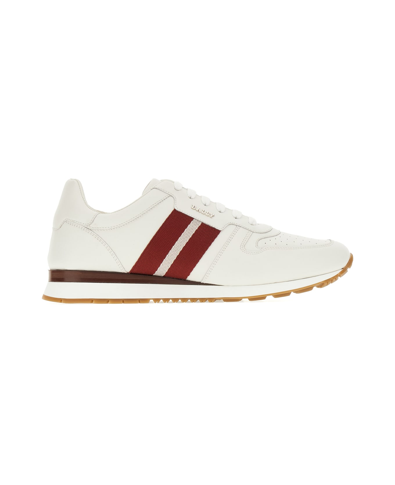 Bally White Leather Sneakers - F517