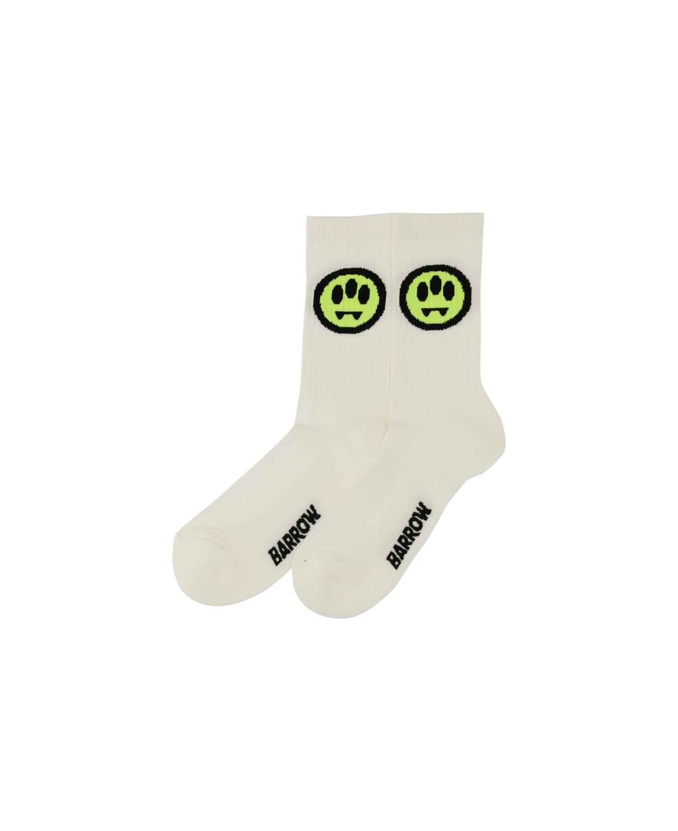 Barrow Socks With Logo - WHITE
