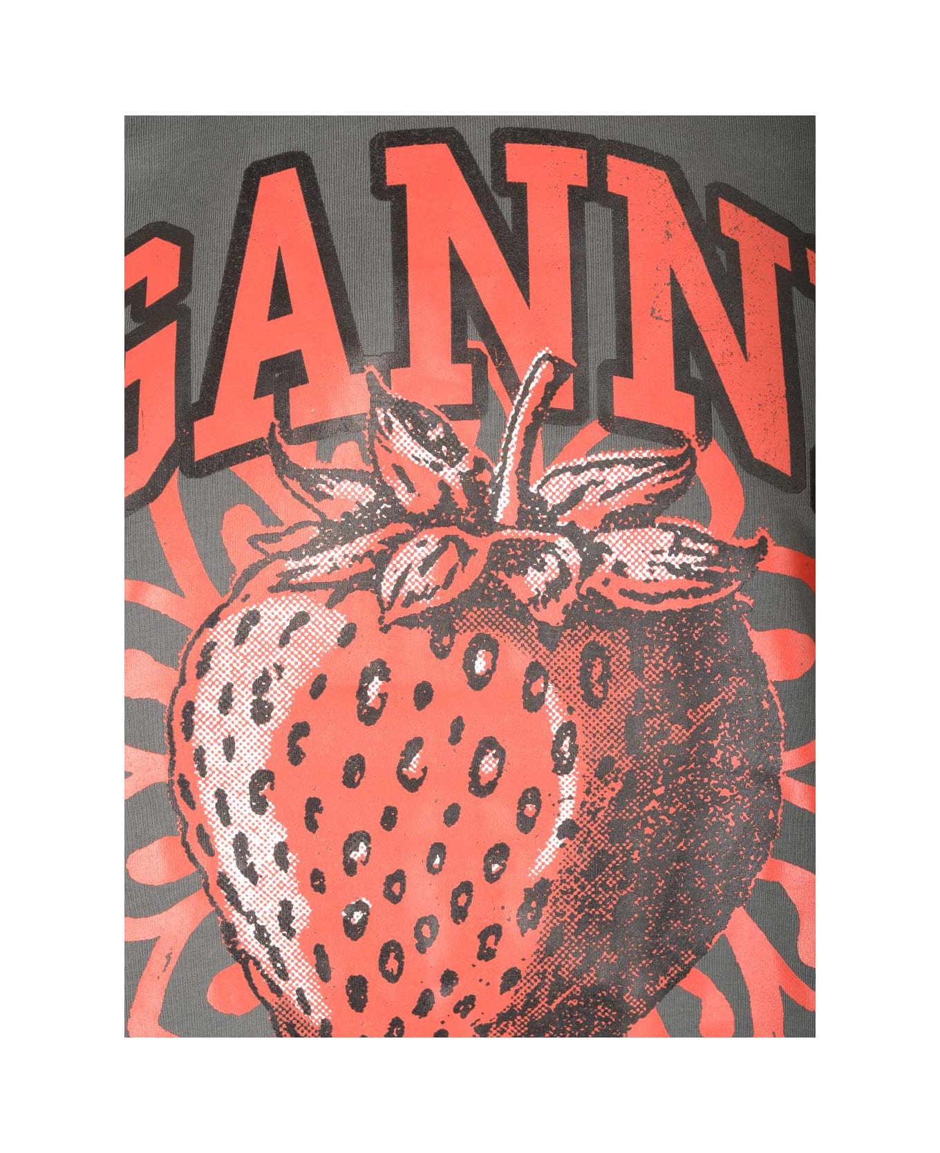Ganni Oversized T-shirt - Black