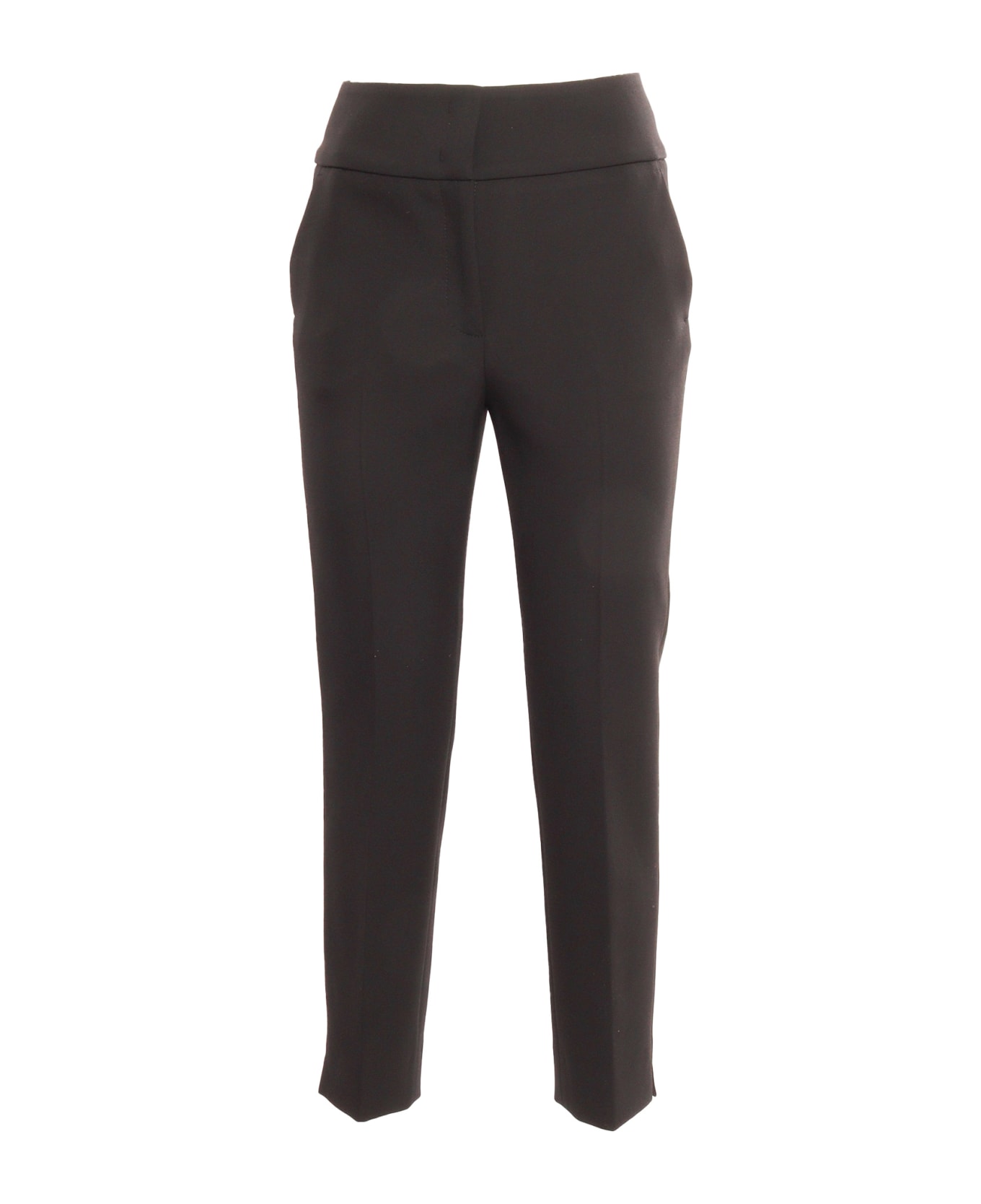 Peserico Slim-fit Pants - BLACK