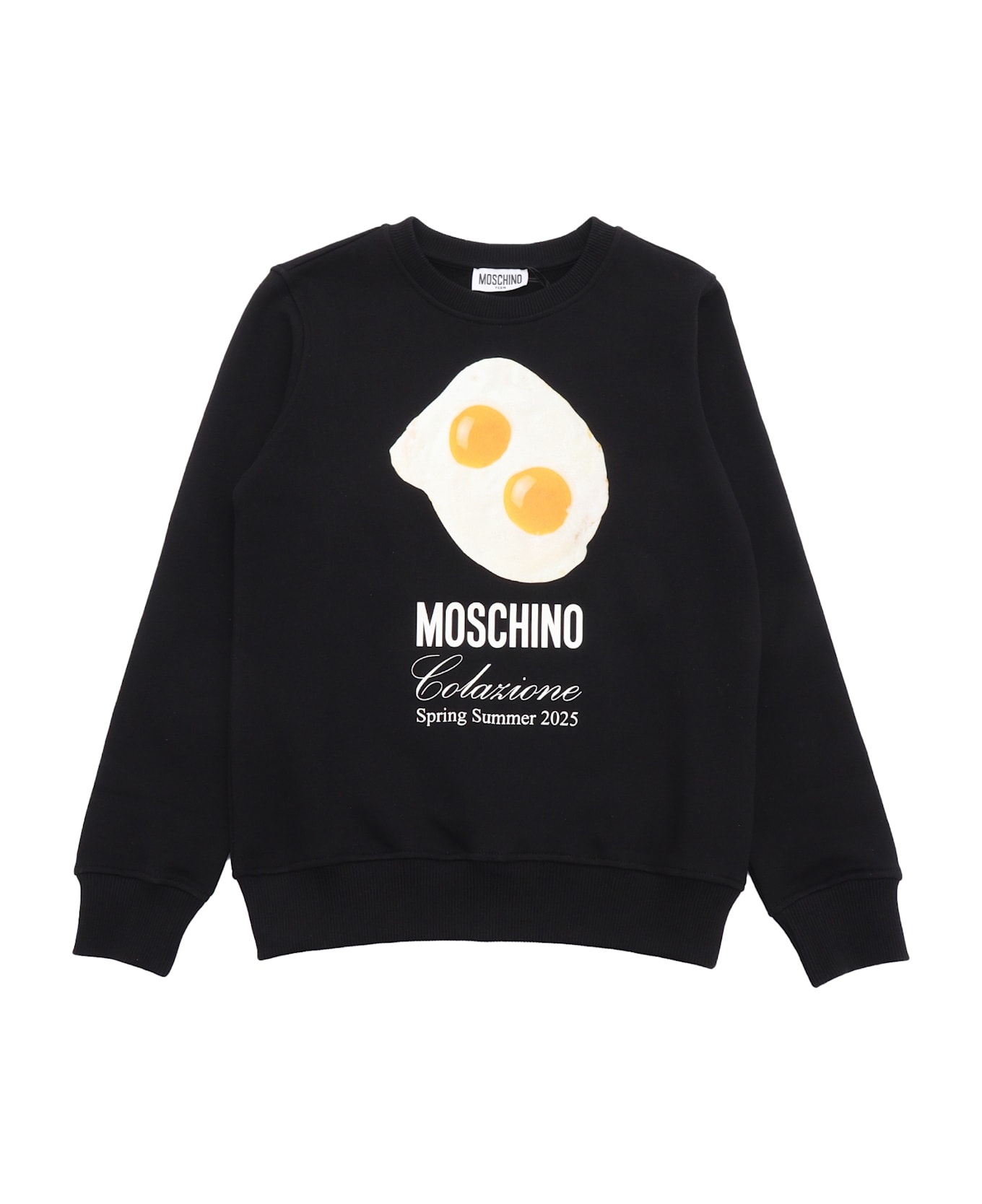Moschino Crewneck Sweater - BLACK