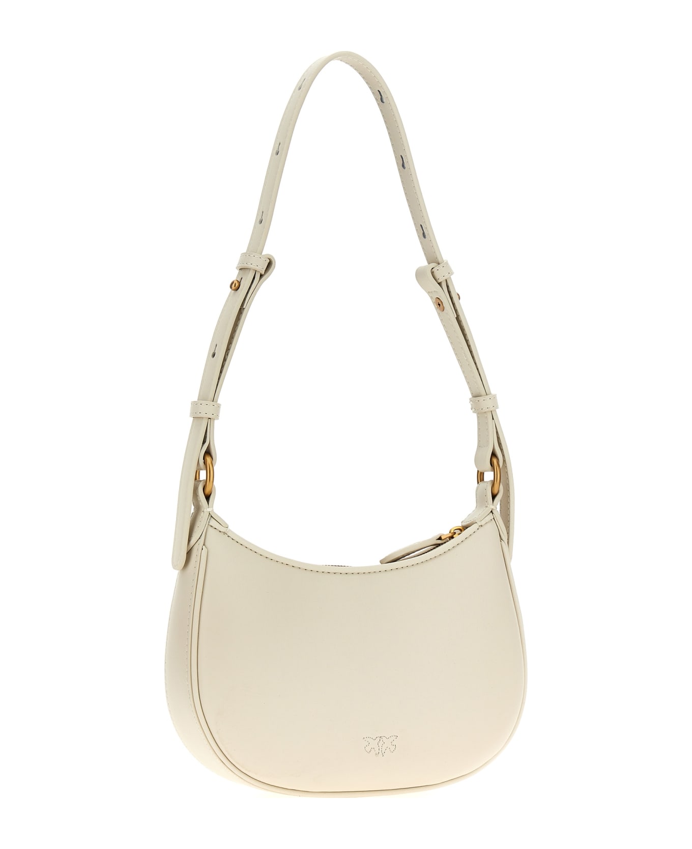 Pinko 
half Moon Baby
 Handbag - White