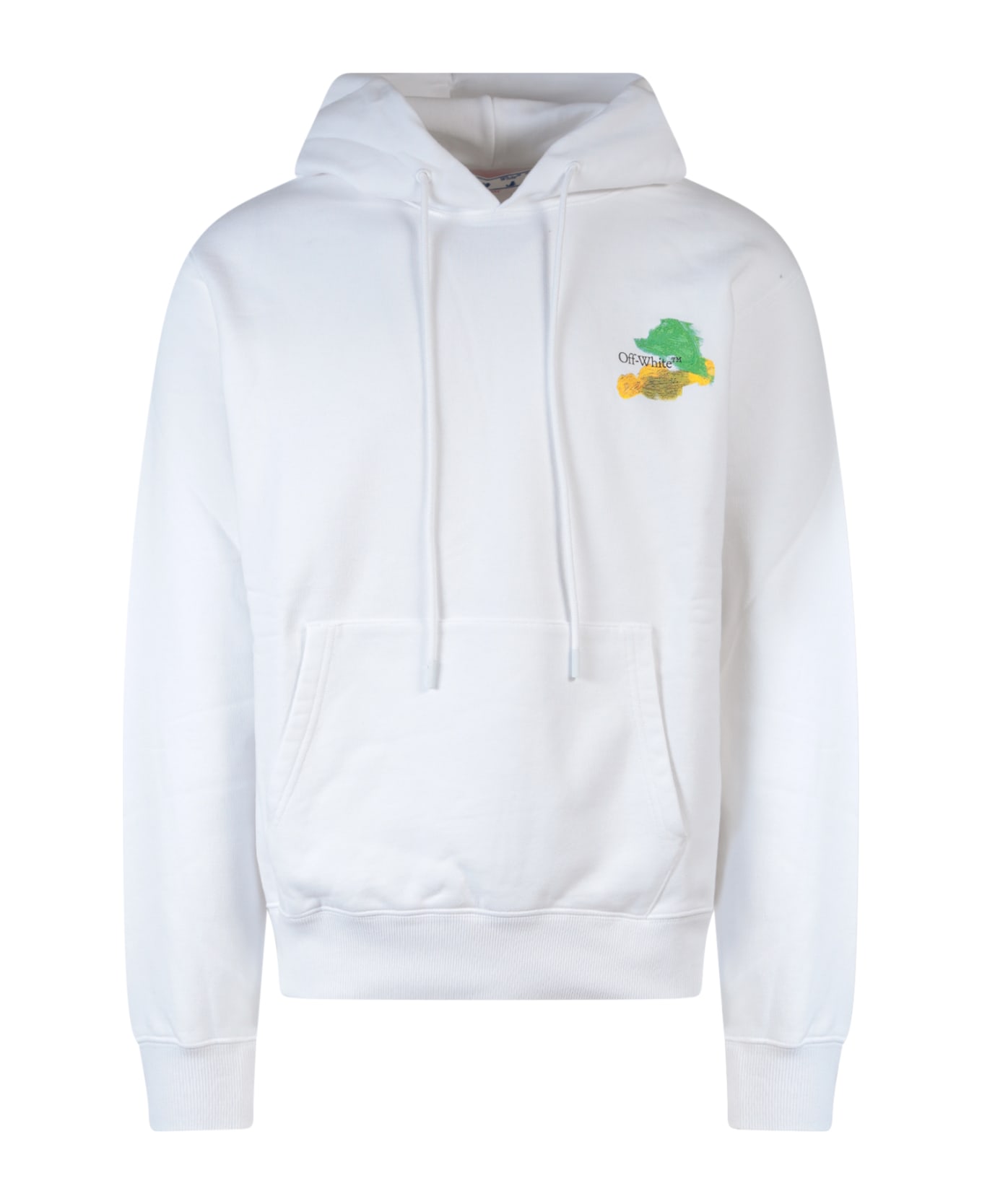 Off-White Brush Arrow Hoodie - Bianco