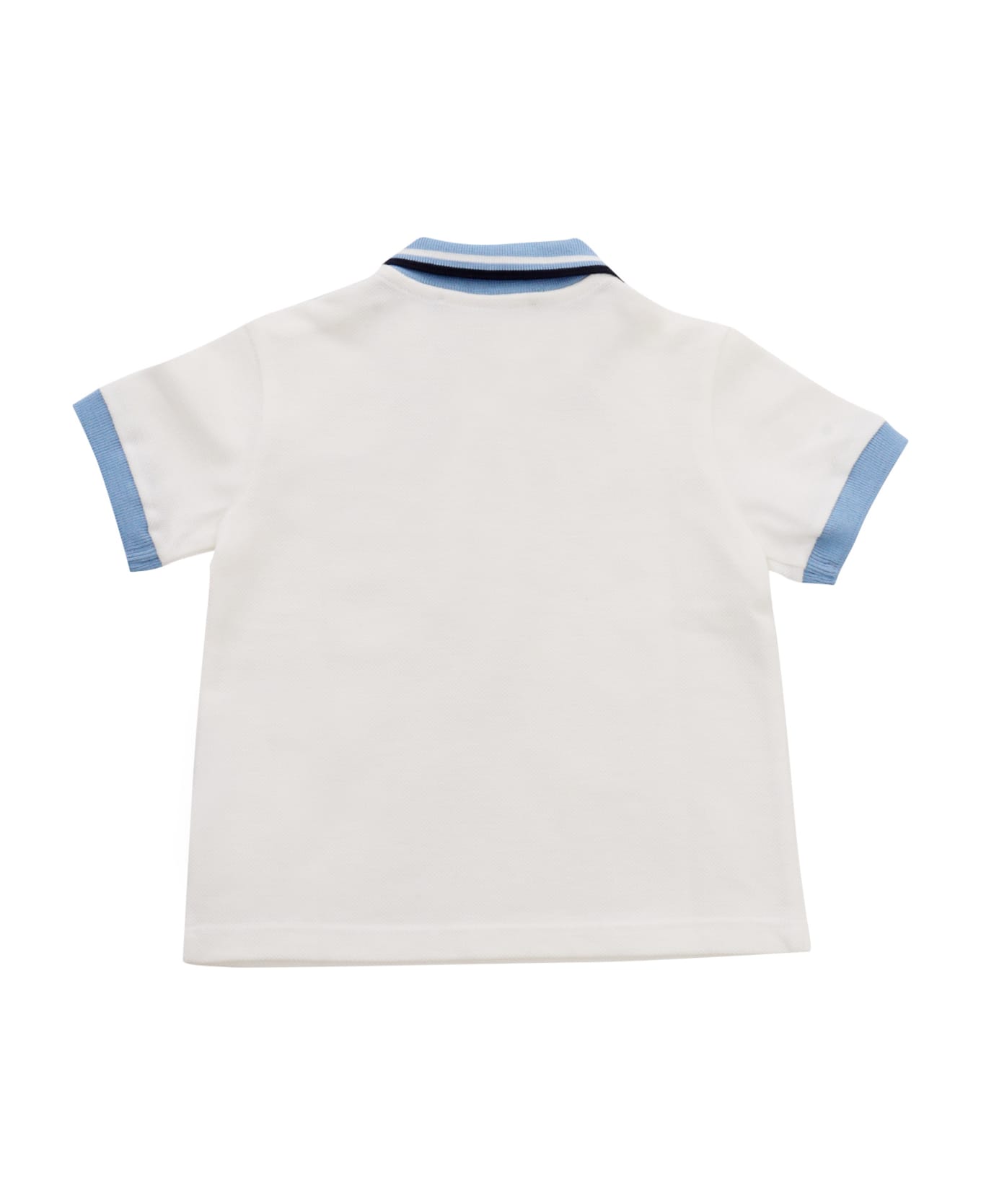 Versace Polo Piquet T-shirt - WHITE