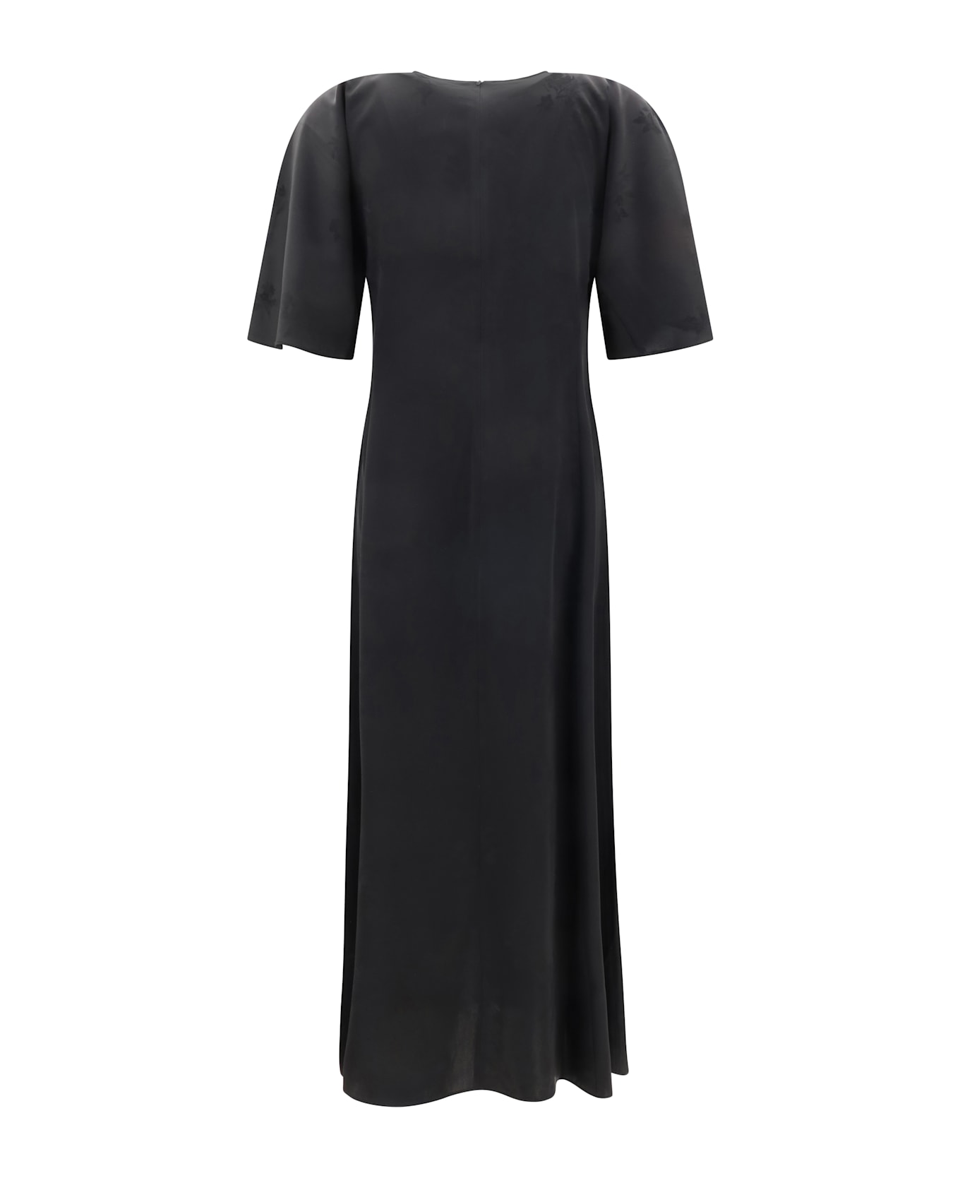 Ganni Satin Long Dress