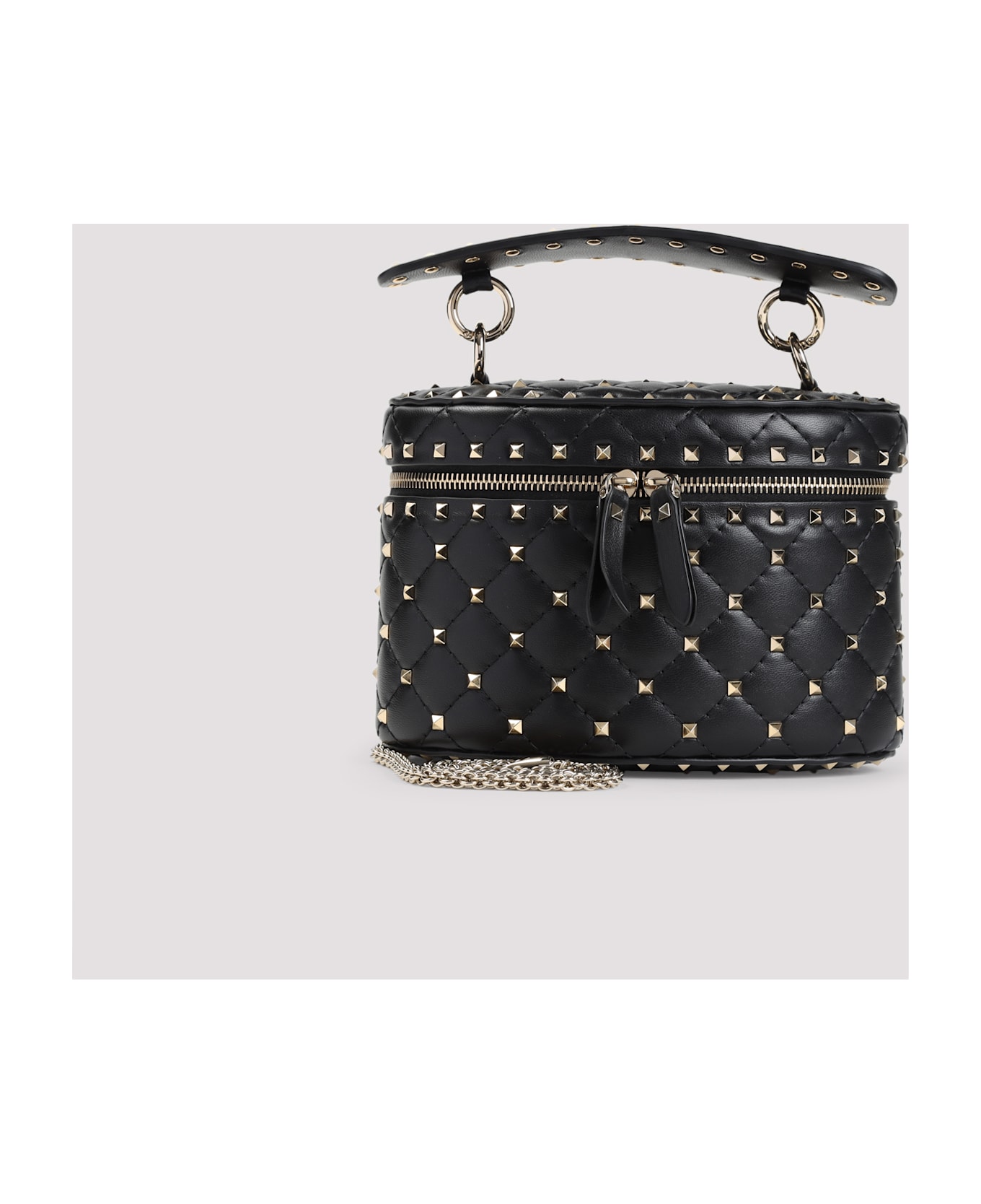 Valentino Garavani Rockstud Spike Shoulder Bag - No Nero