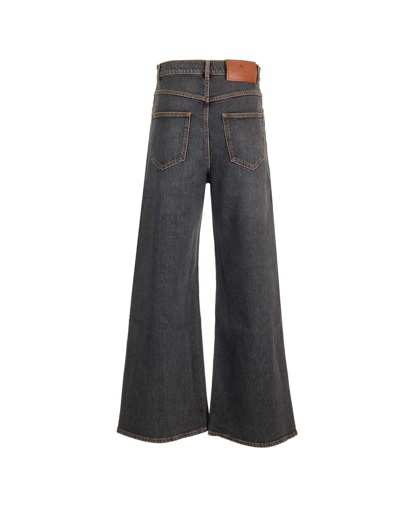 Etro Wide Leg Jeans - GREY