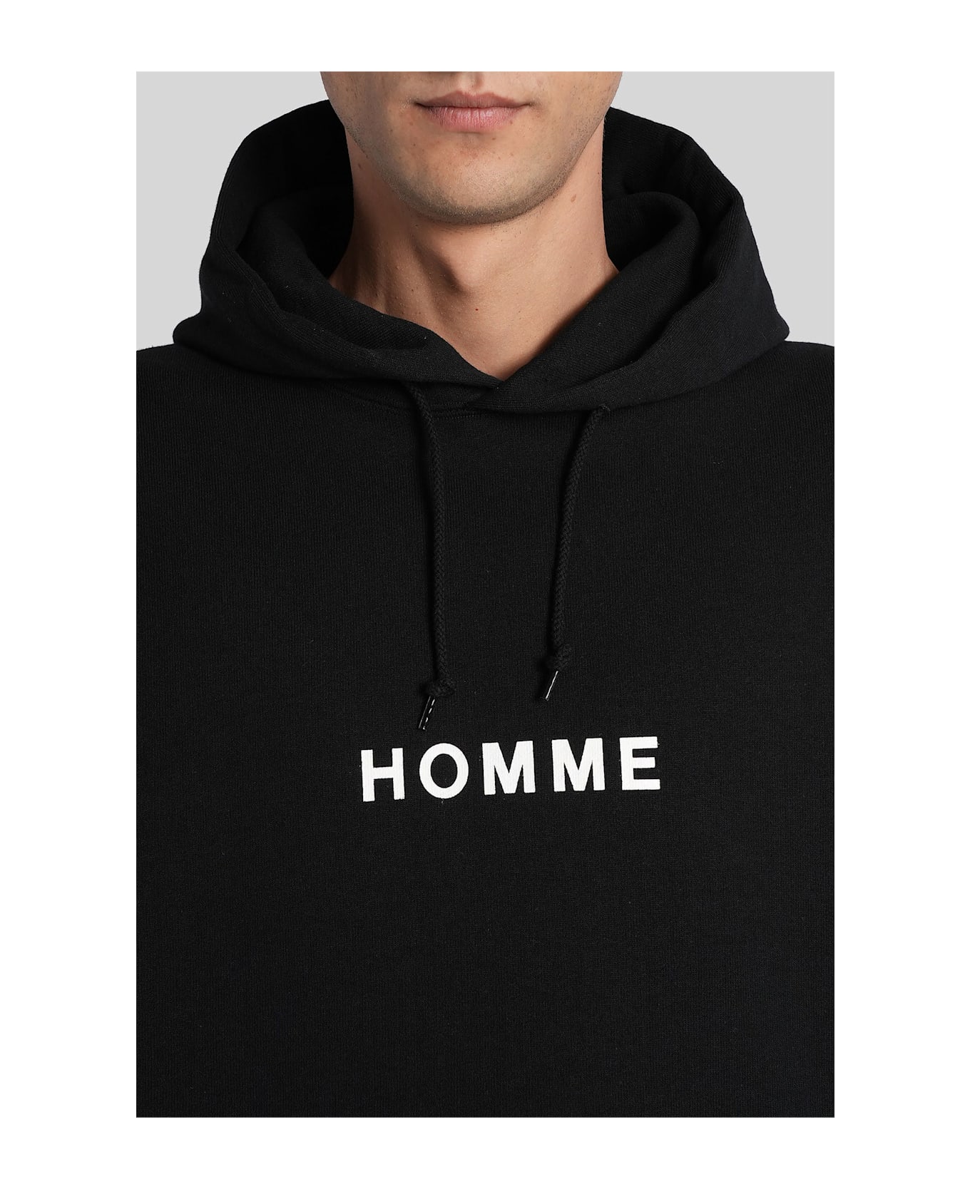 Comme des Garçons Homme Sweatshirt In Black Cotton - black