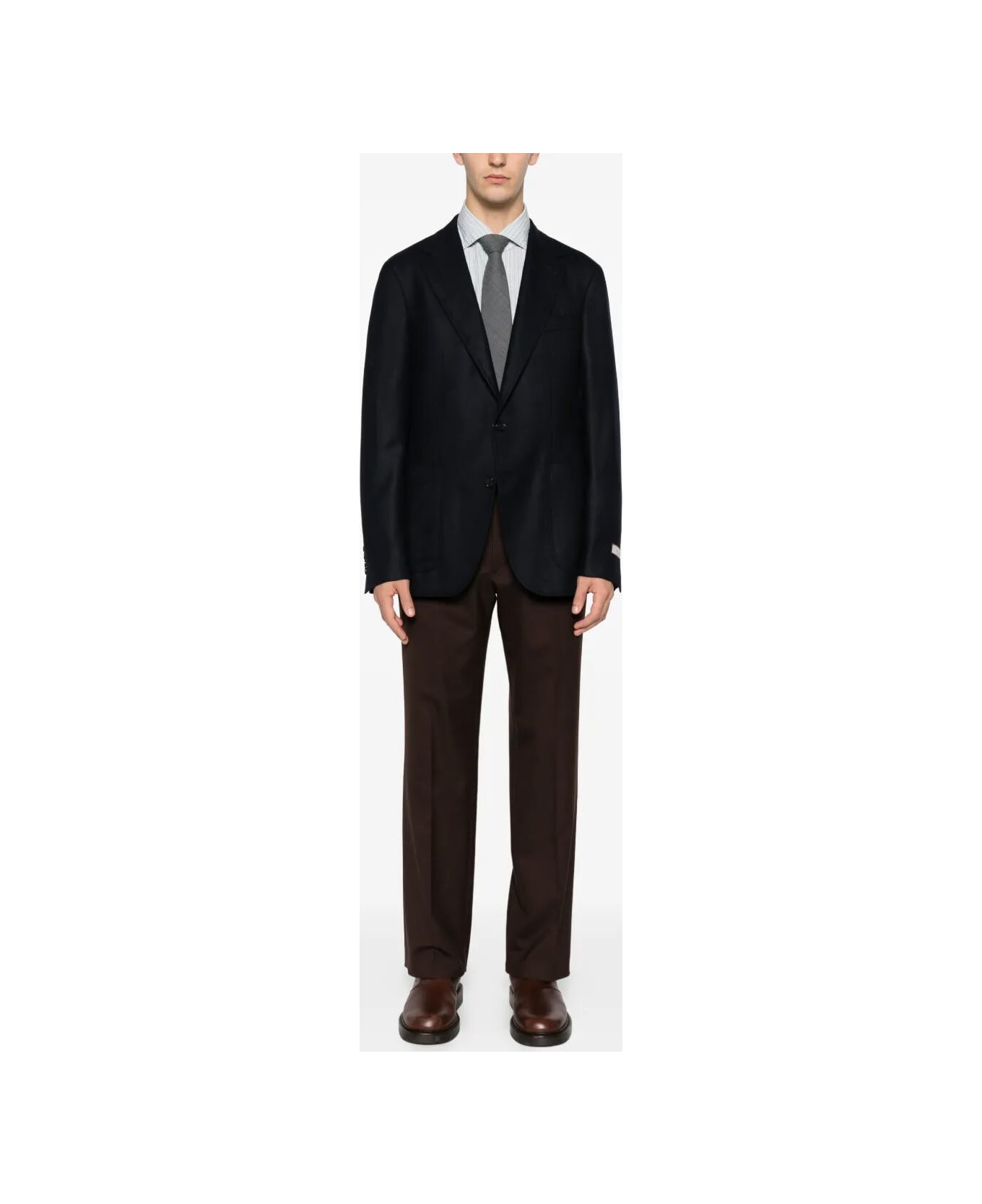 Canali Jacket Cashmere - Blue