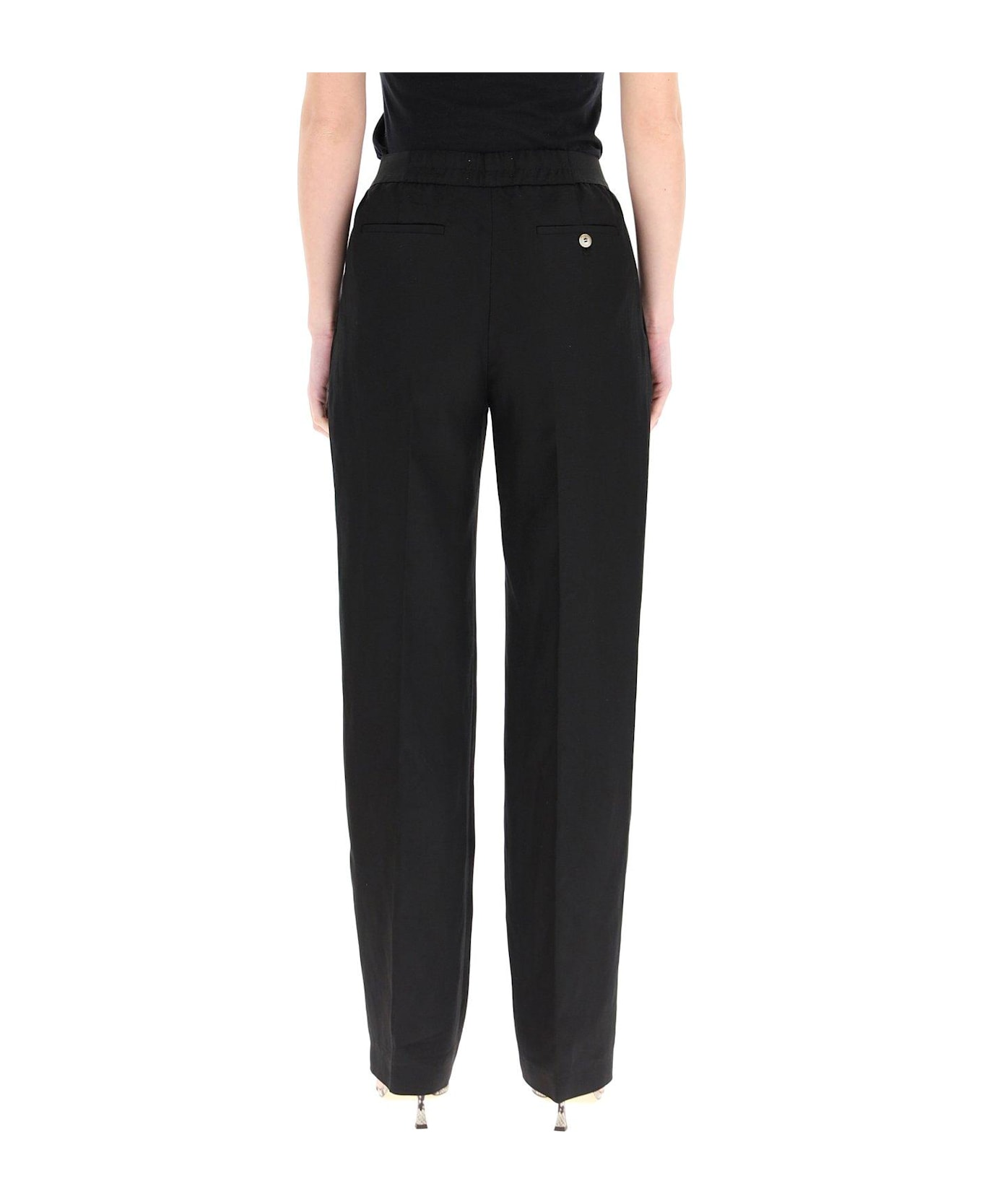 Loulou Studio Takaroa Straight-leg Pants - BLACK